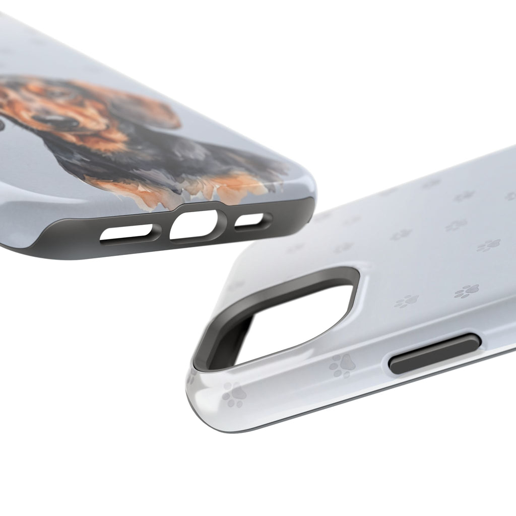 Dachshund Phone Case — Impact-Resistant Wireless Charging Cover