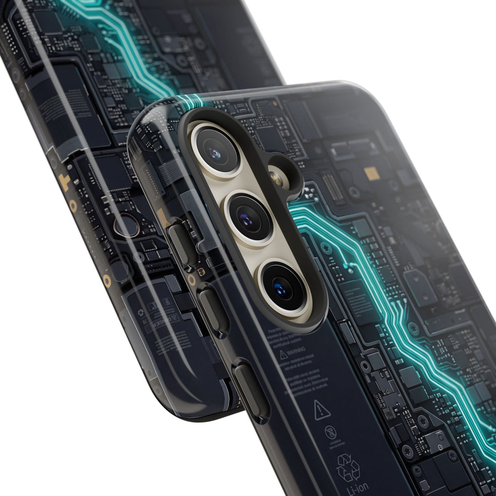 Electrician Cyan Circuit Phone Case - Samsung & iPhone Series