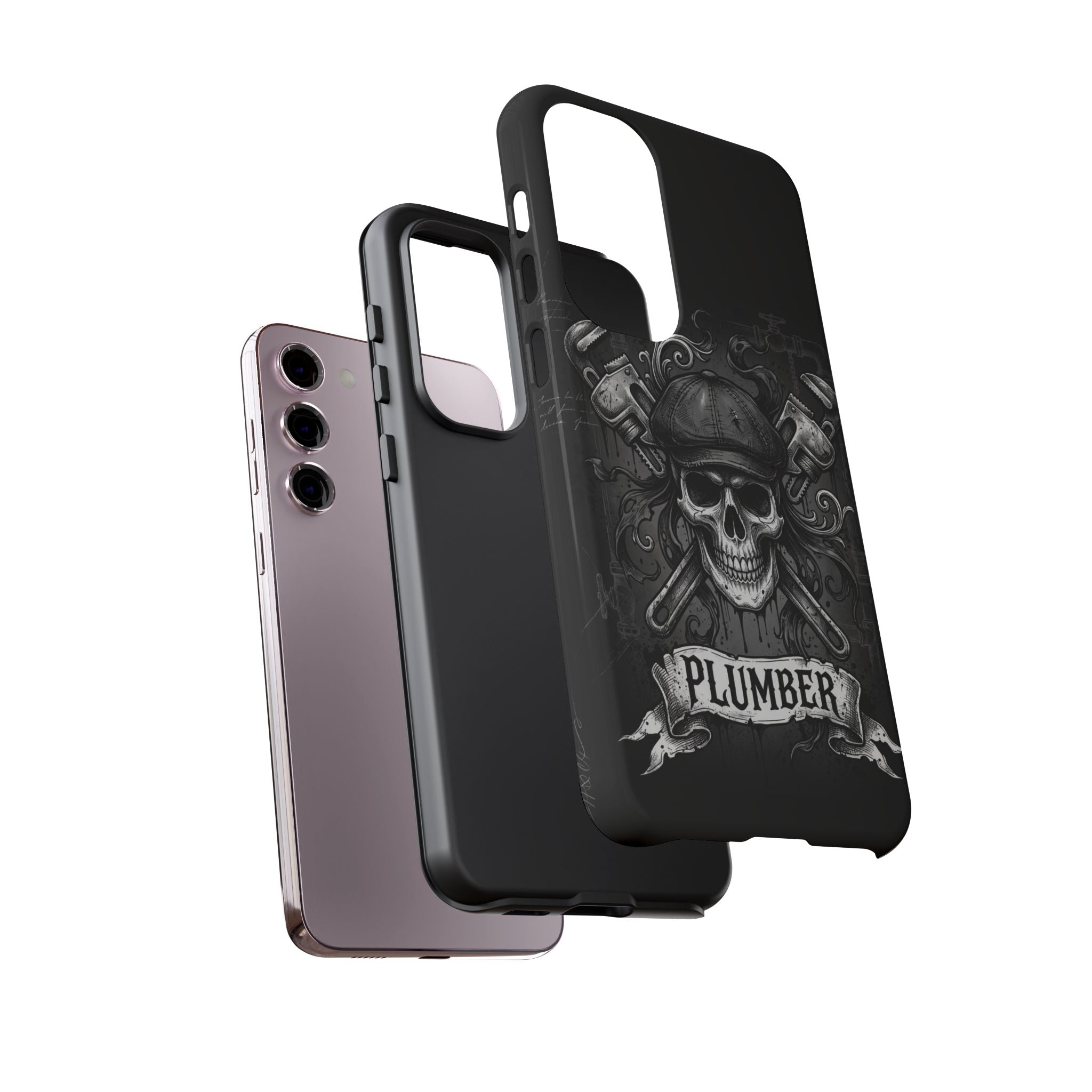 Gothic Skull Plumber Phone Case - Samsung & iPhone Series