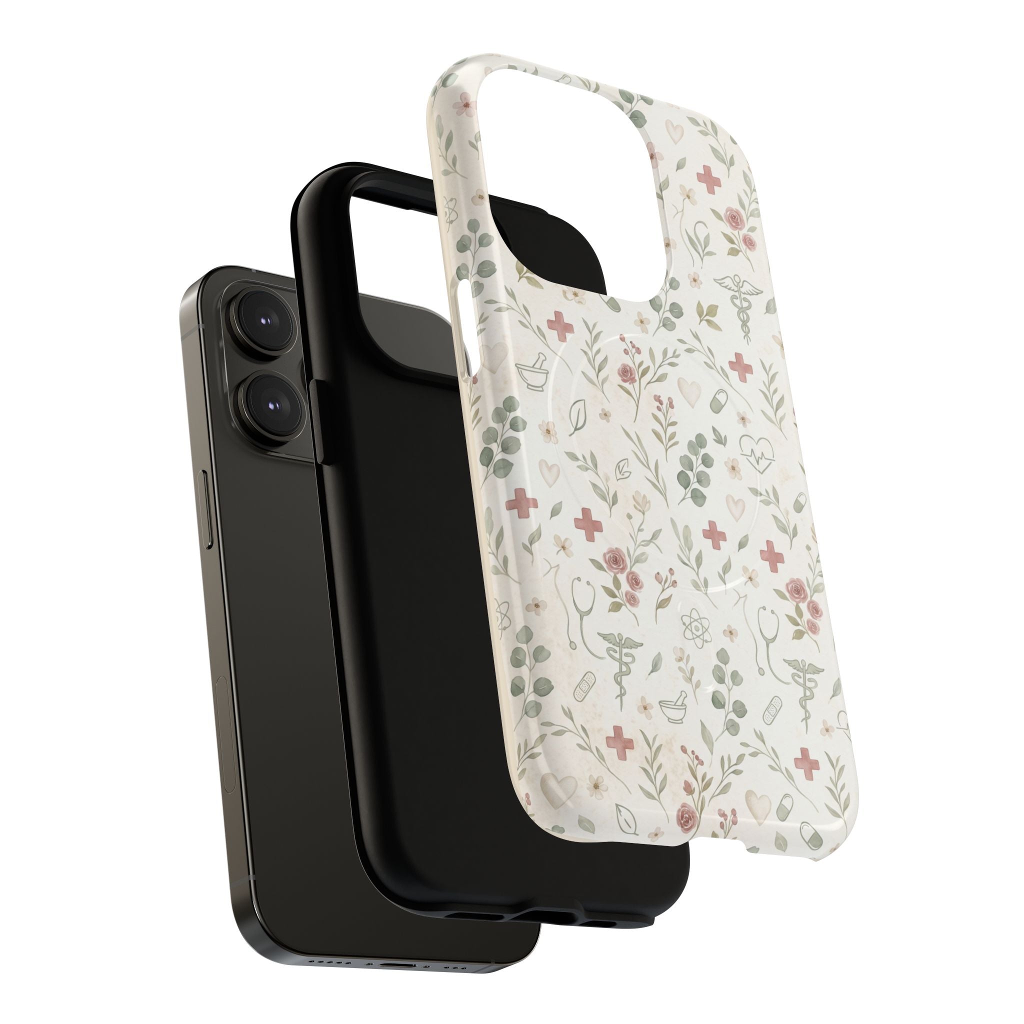 Floral Watercolor Phone Case – Botanical Print Case for iPhone