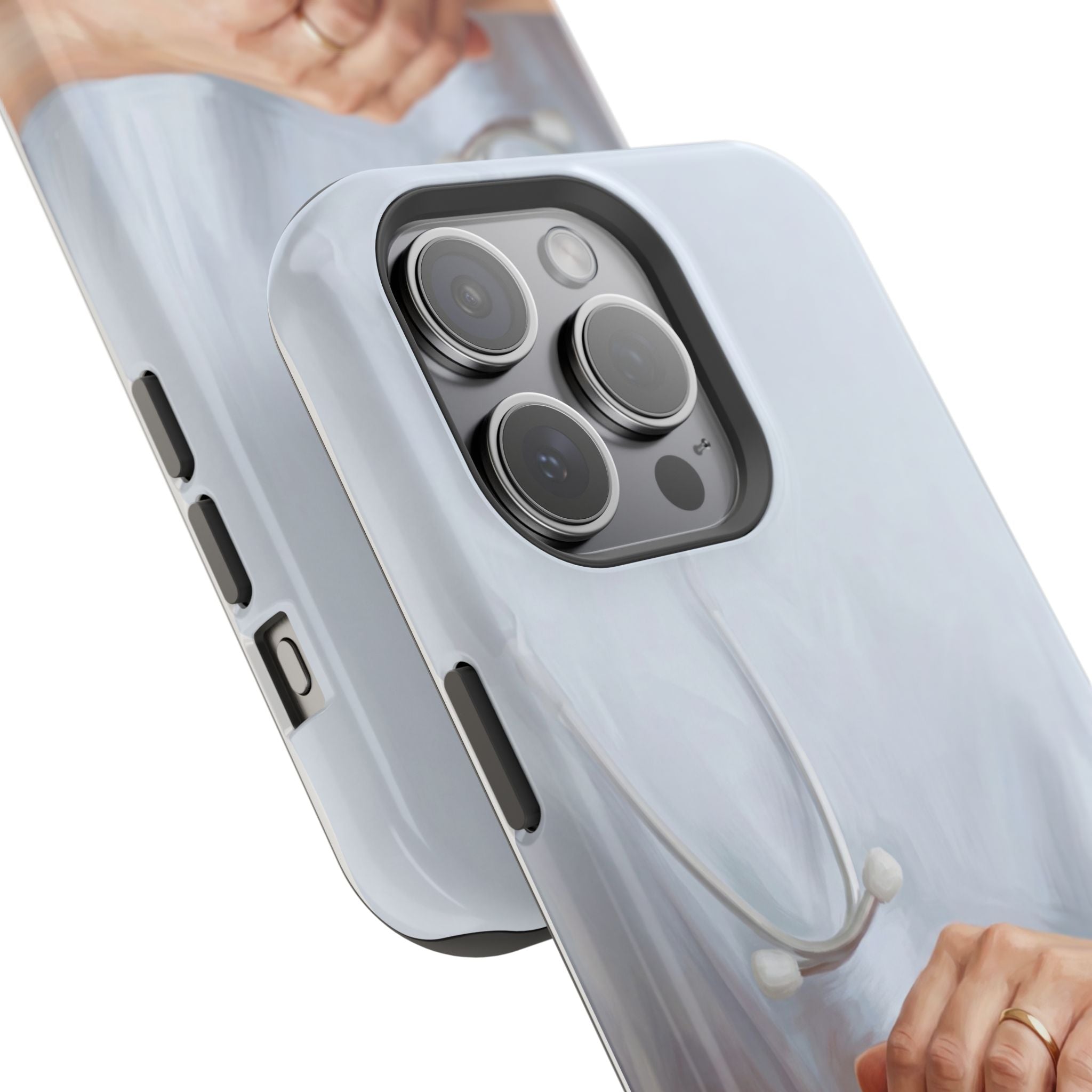 Impact-Resistant Phone Case — Caring Hands Wireless Charging Cover