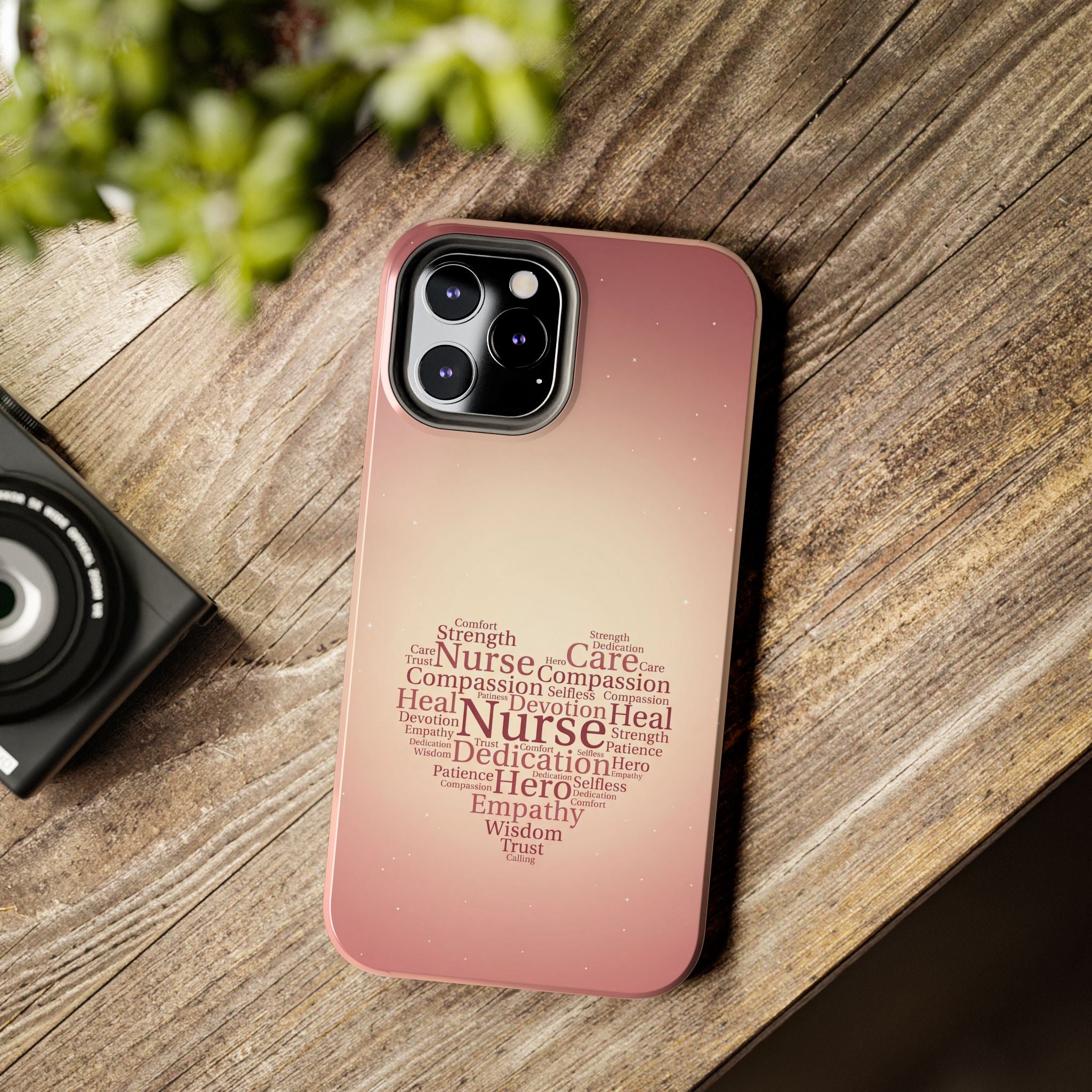 Nurse Heart Word Cloud Phone Case | iPhone & Samsung Galaxy series