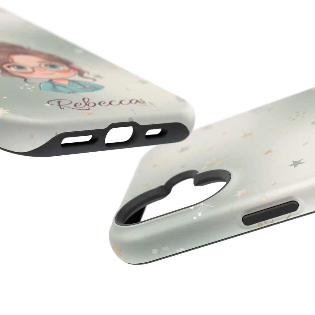 Personalized Starry Nurse Phone Case — Wireless Charging Cover