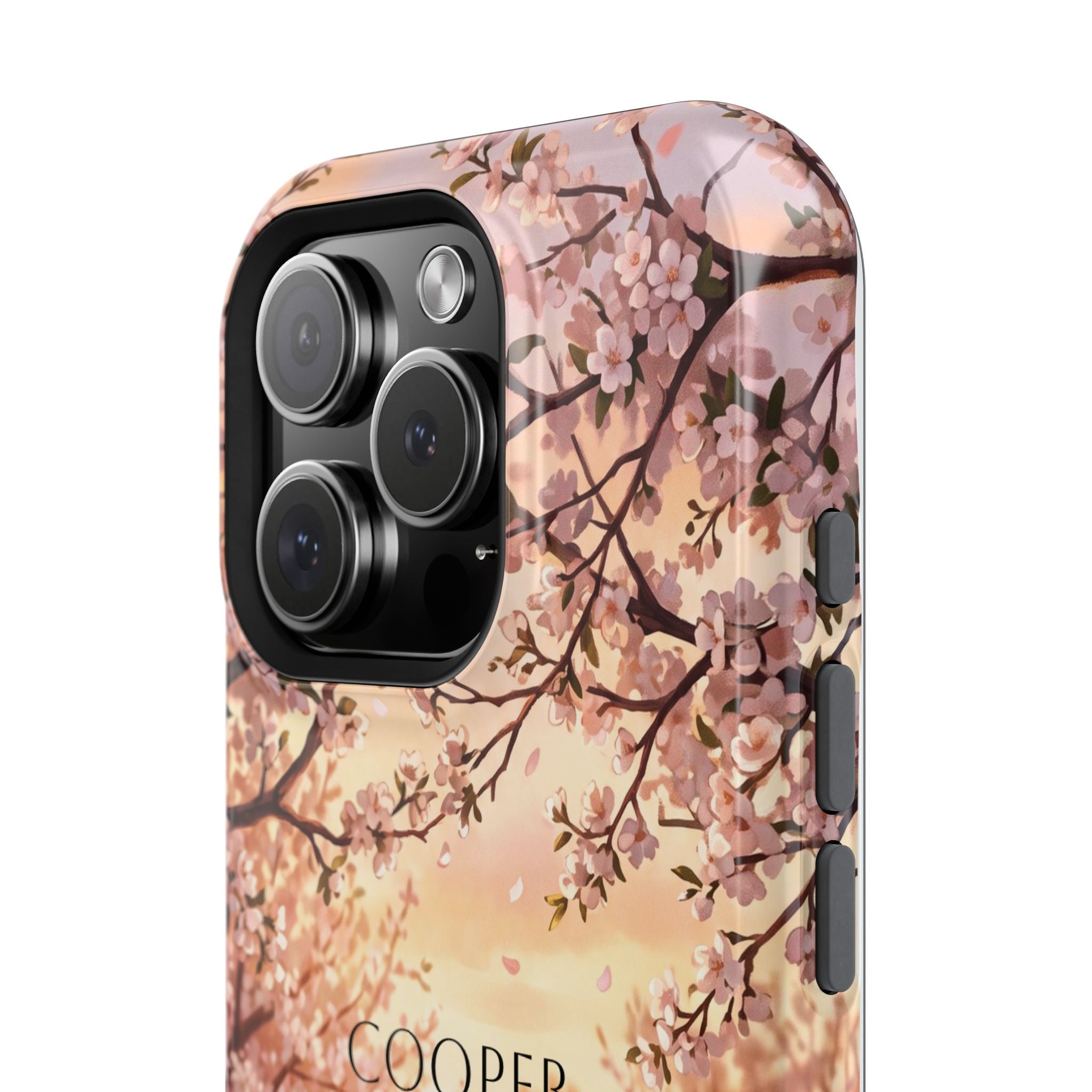 Personalized Golden Retriever Autumn Forest Phone Case — Wireless Charging Cover