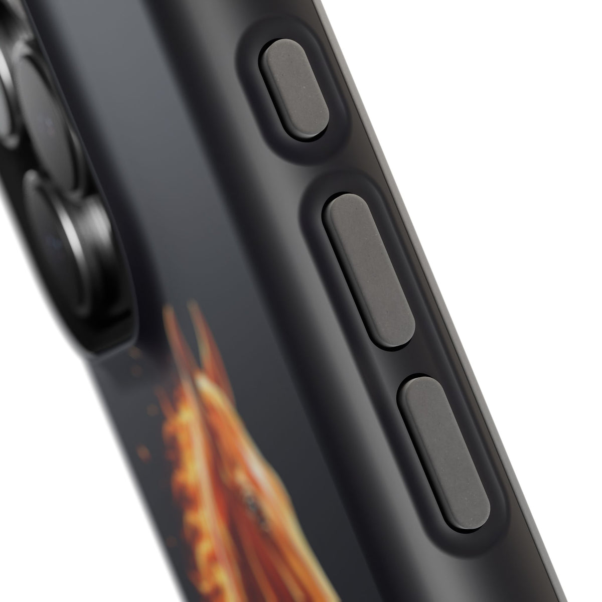Personalized Fire & Ember Horse Phone Case — Tough Magnetic Case with Wireless Charging