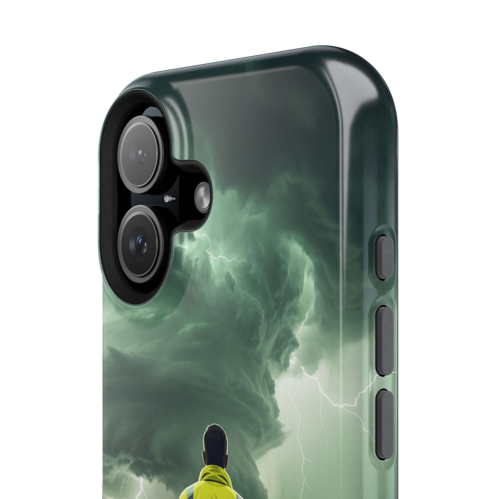 EMS Green Storm Phone Case — Magnetic Wireless Charging Cover