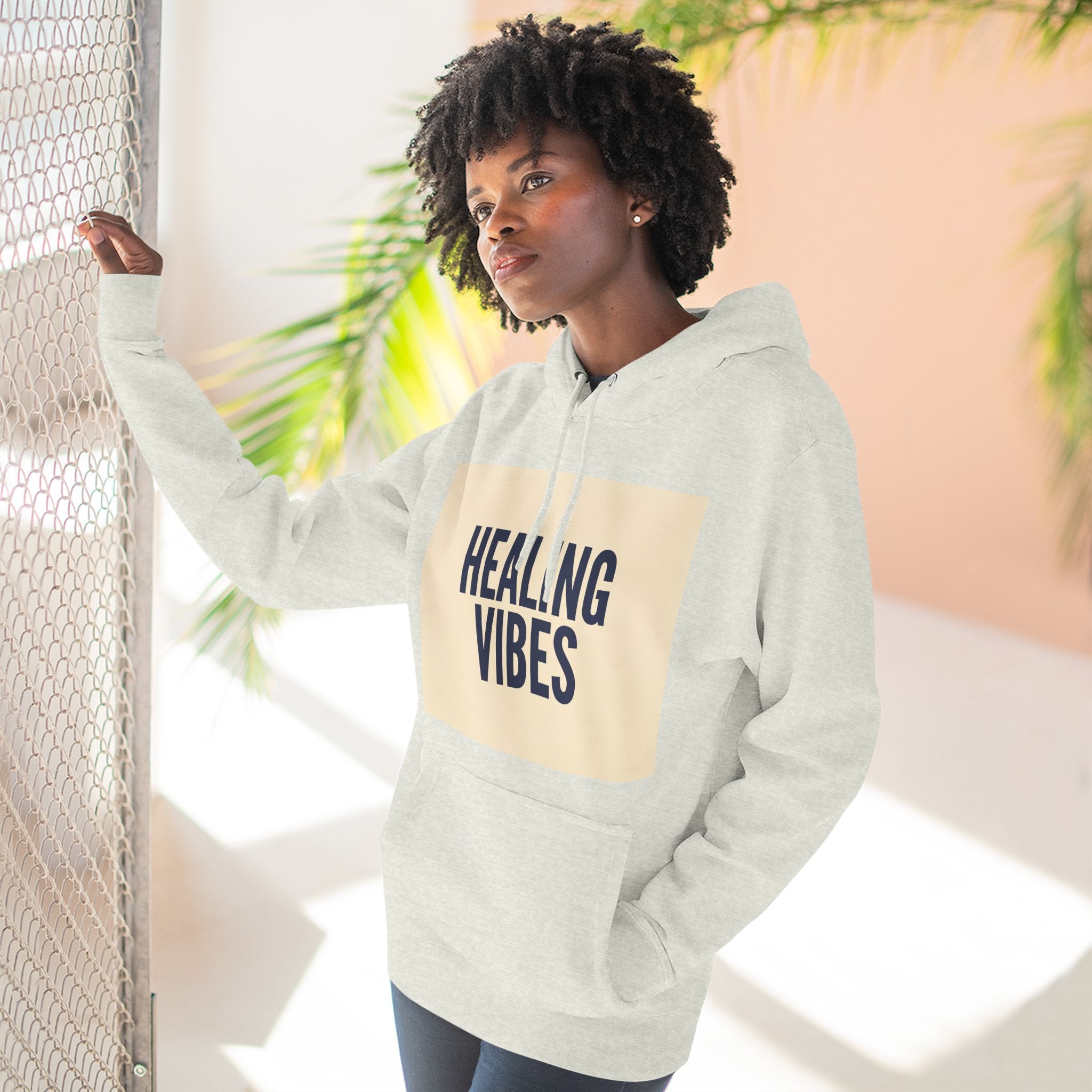 Healing vibes Nurse Hoodie — Unisex Comfortable Pullover for Passionate Medical Workers