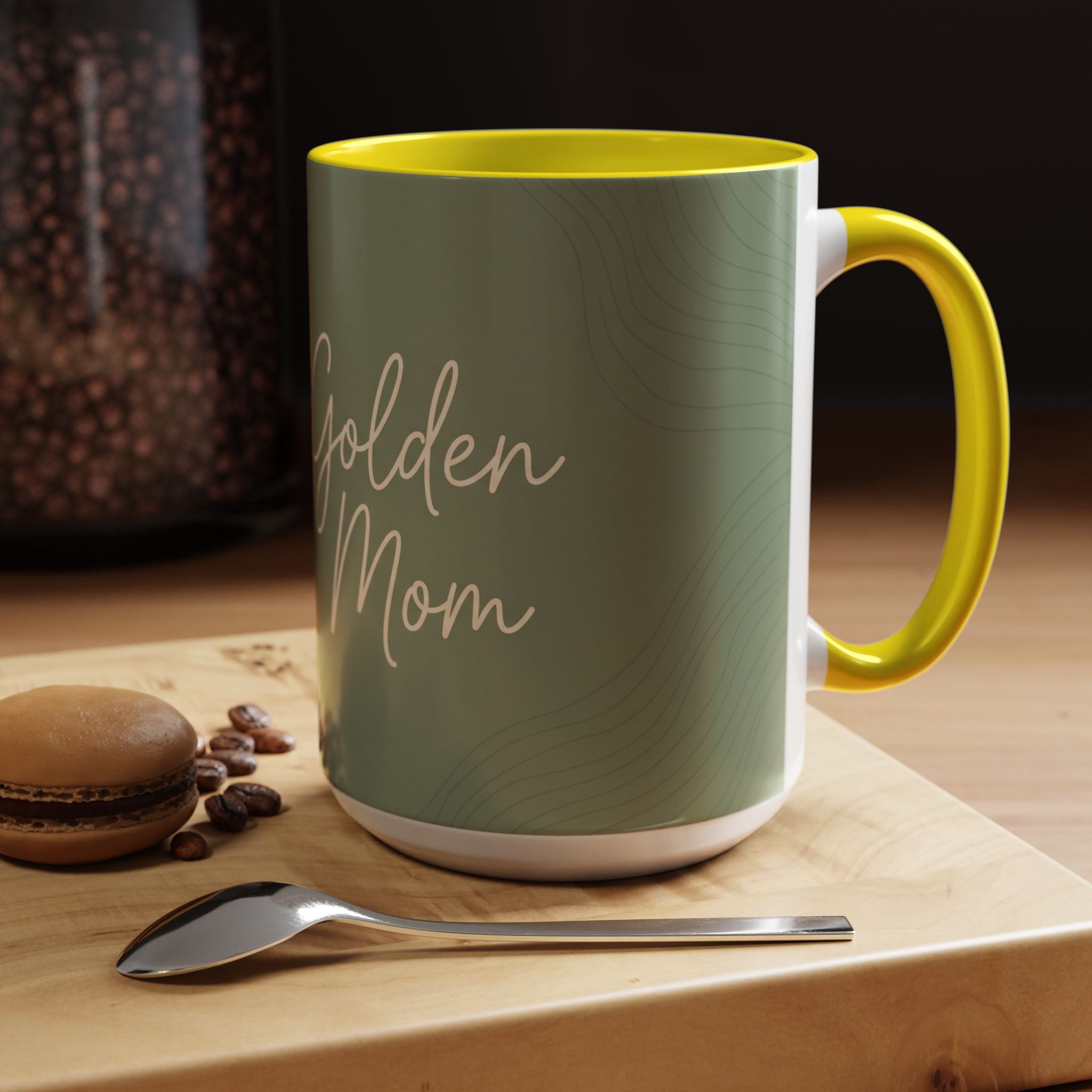 Golden Mom Mug | Golden Retriever Lover Gift | Cute Dog Mom Coffee Mug
