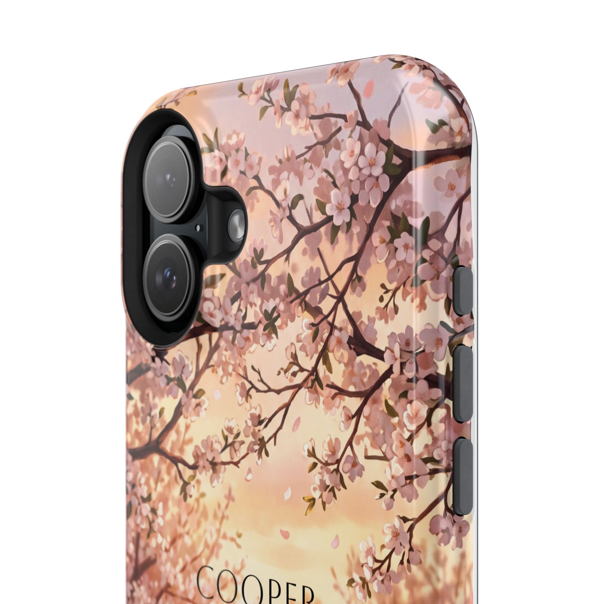 Personalized Golden Retriever Autumn Forest Phone Case — Wireless Charging Cover