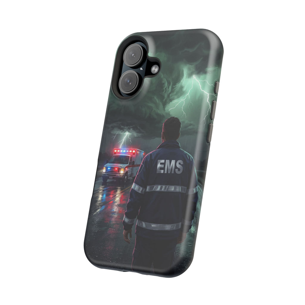 EMS Green Storm City Phone Case — Magnetic Wireless Charging Cover