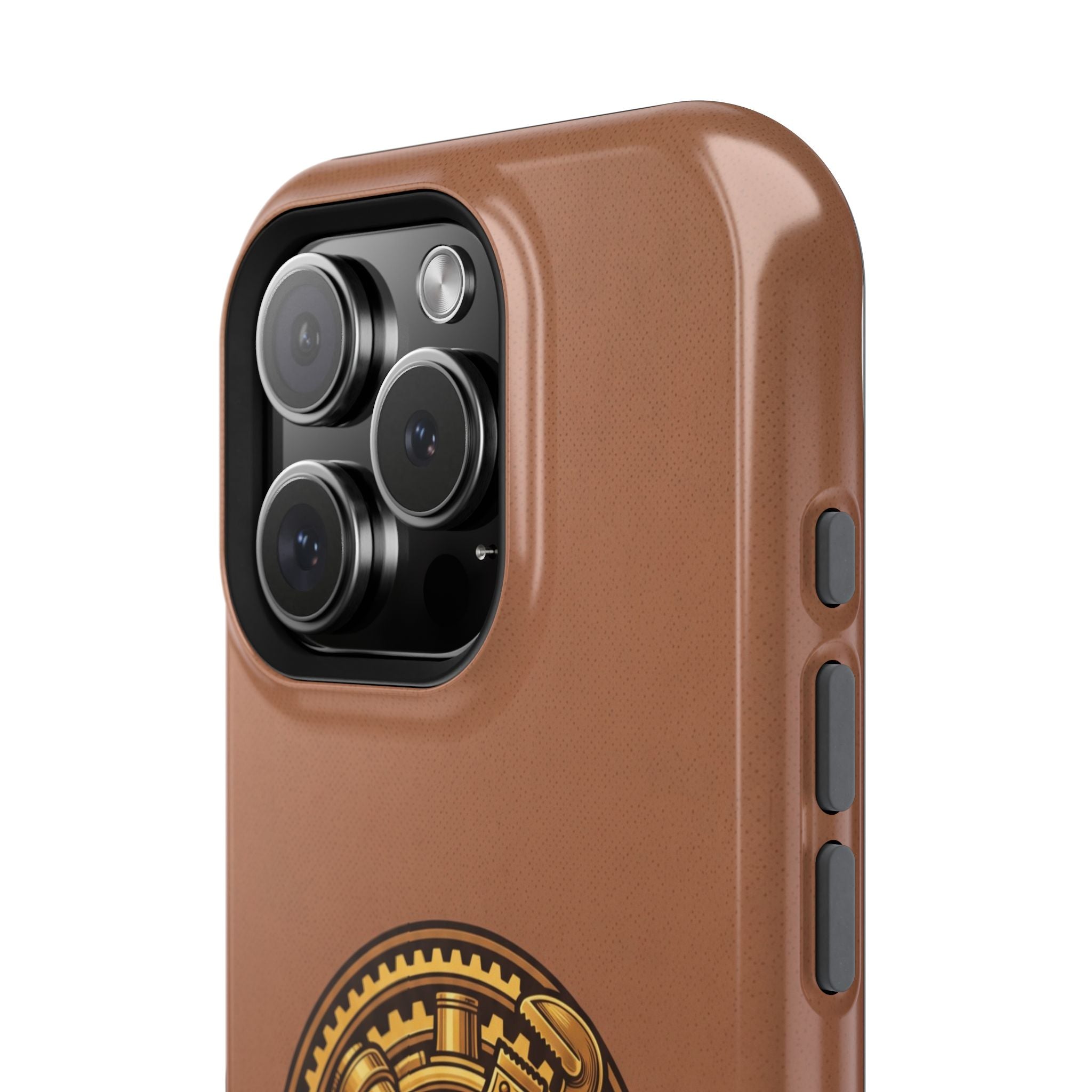 Plumber Born to Build Phone Case — Badge Wireless Charging Cover