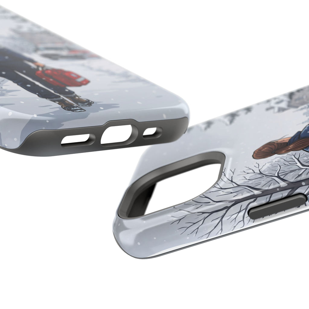 Paramedic/EMT Winter Phone Case — Magnetic Wireless Charging Cover