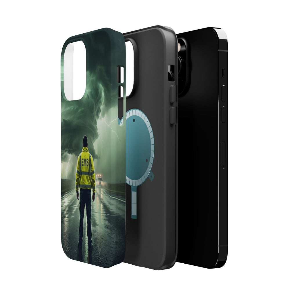 EMS Green Storm Phone Case — Magnetic Wireless Charging Cover