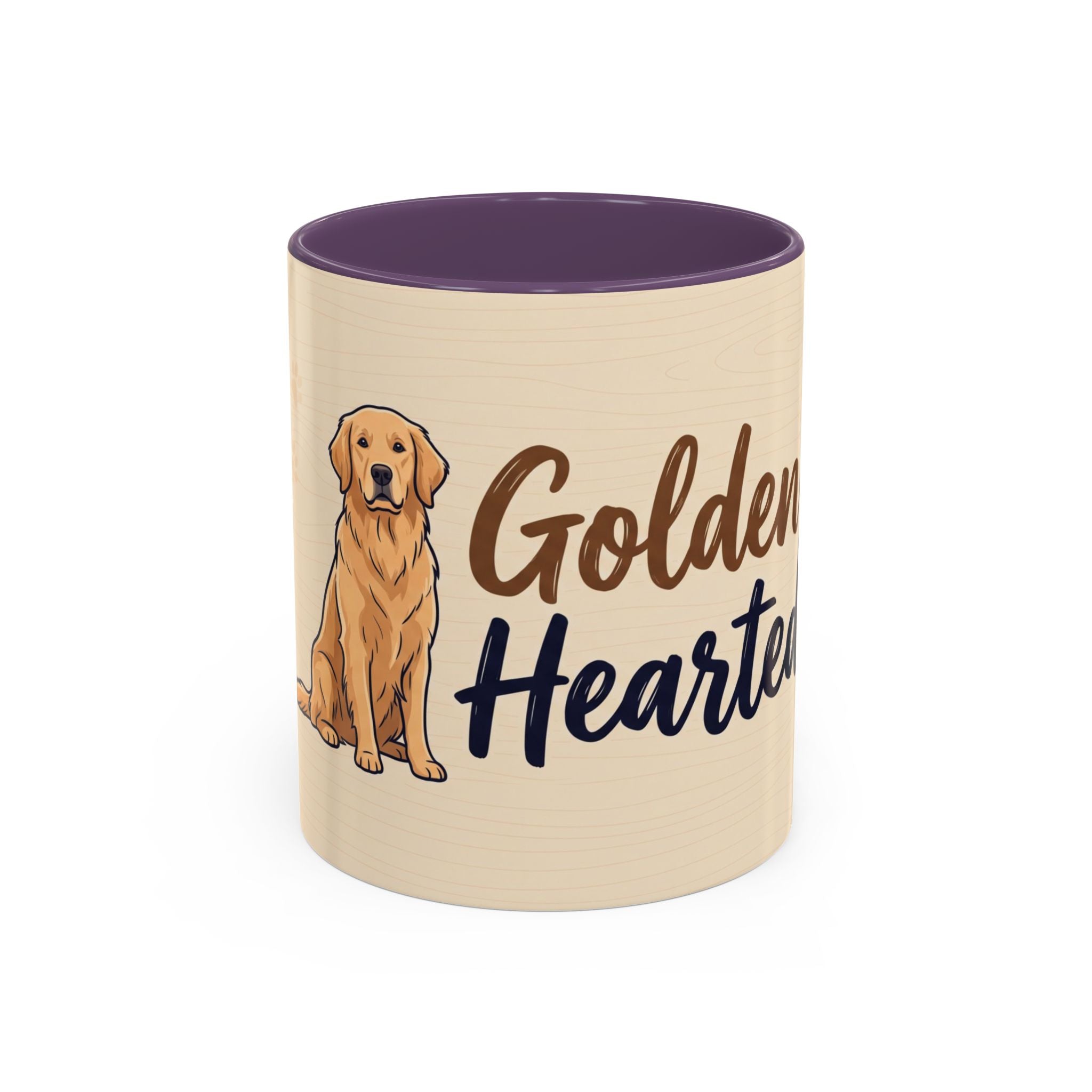 Golden Hearted Mug | Golden Retriever Lover Gift | Cute Dog Coffee Mug