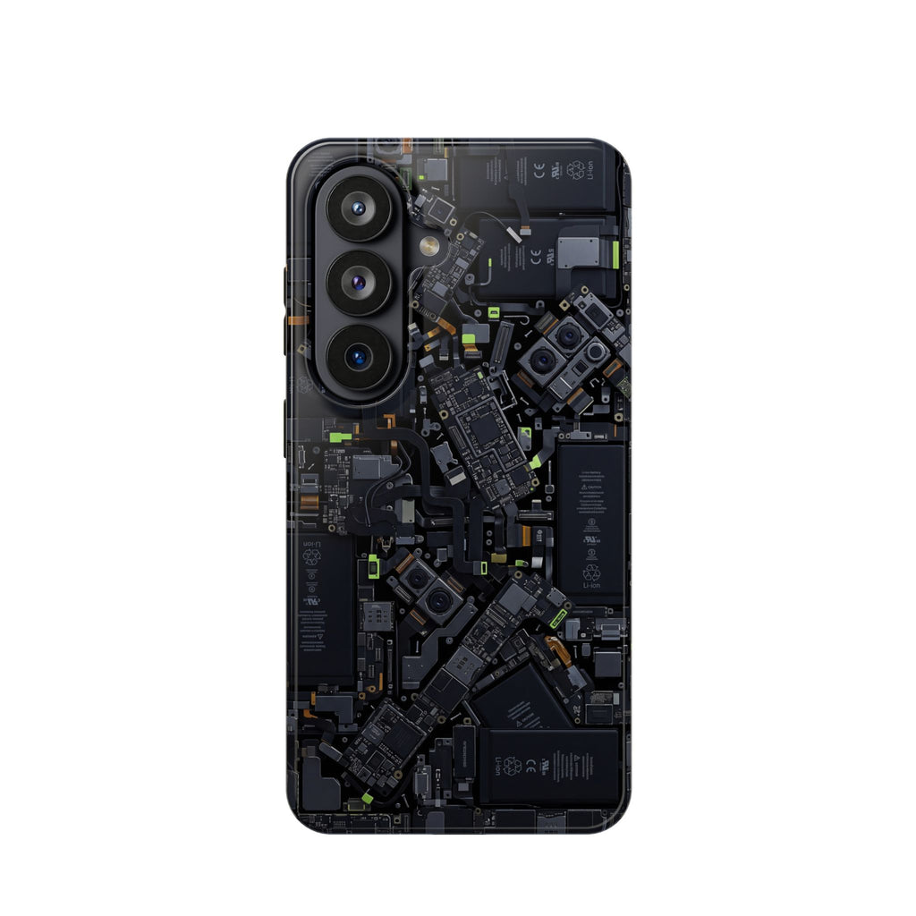 Circuit Core Phone Case — Motherboard Print Wireless Charging Cover