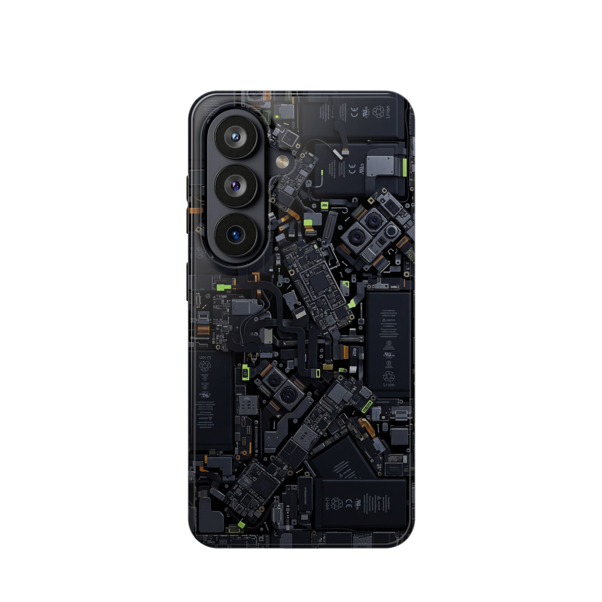 Circuit Core Phone Case — Motherboard Print Wireless Charging Cover