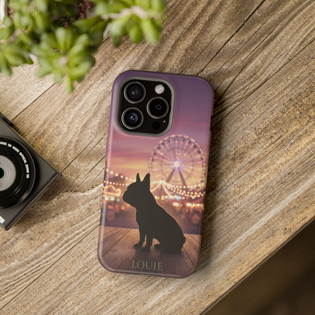 Personalized French Bulldog Carnival Nights Phone Case — Wireless Charging Cover