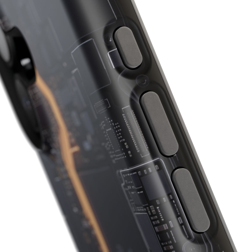 Electrician Circuit Bolt Phone Case — Impact-Resistant Wireless Charging Cover