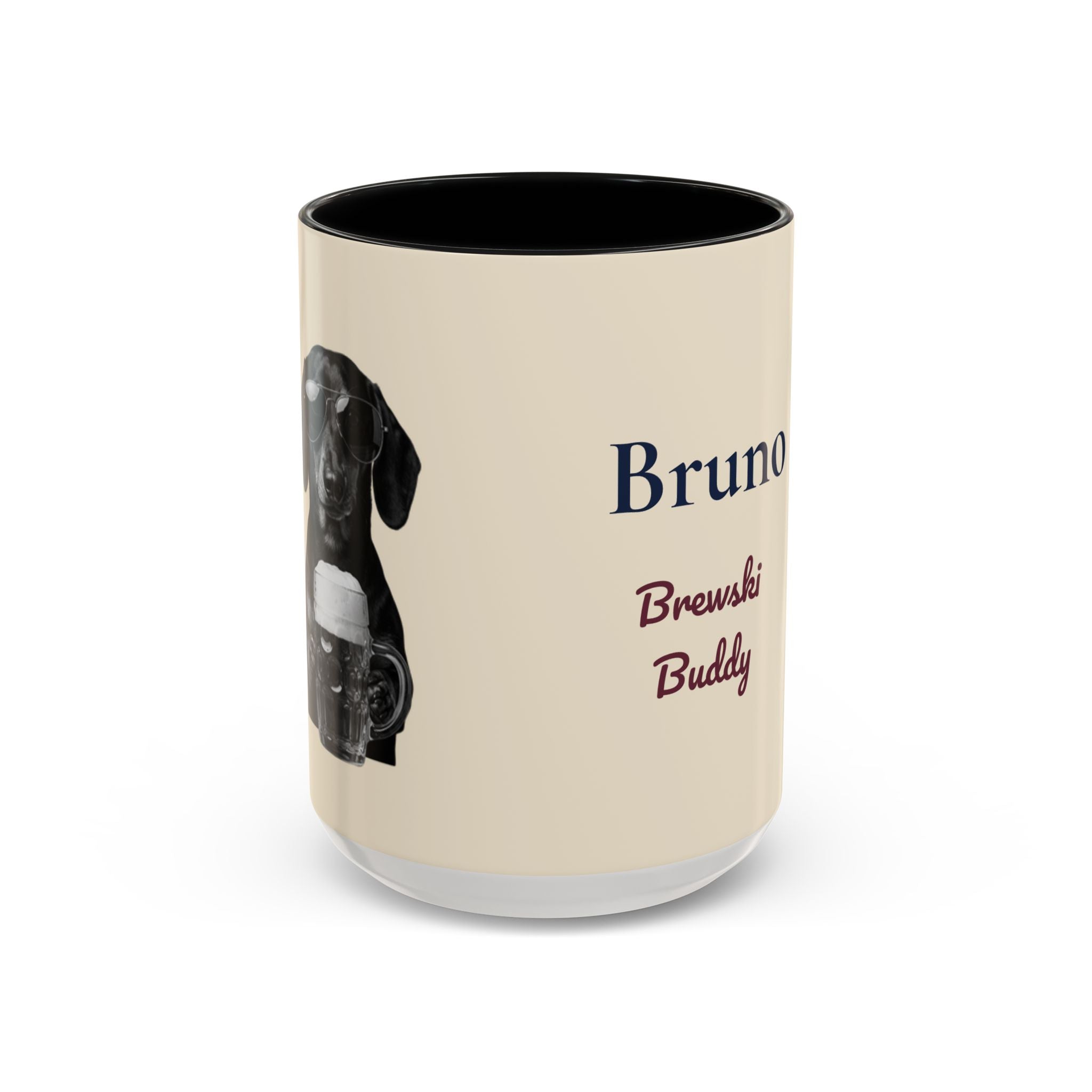 Personalized Dachshund Mug | Custom Name Coffee Mug | Funny Sausage Dog Gift | Beer Lover Dog Mug