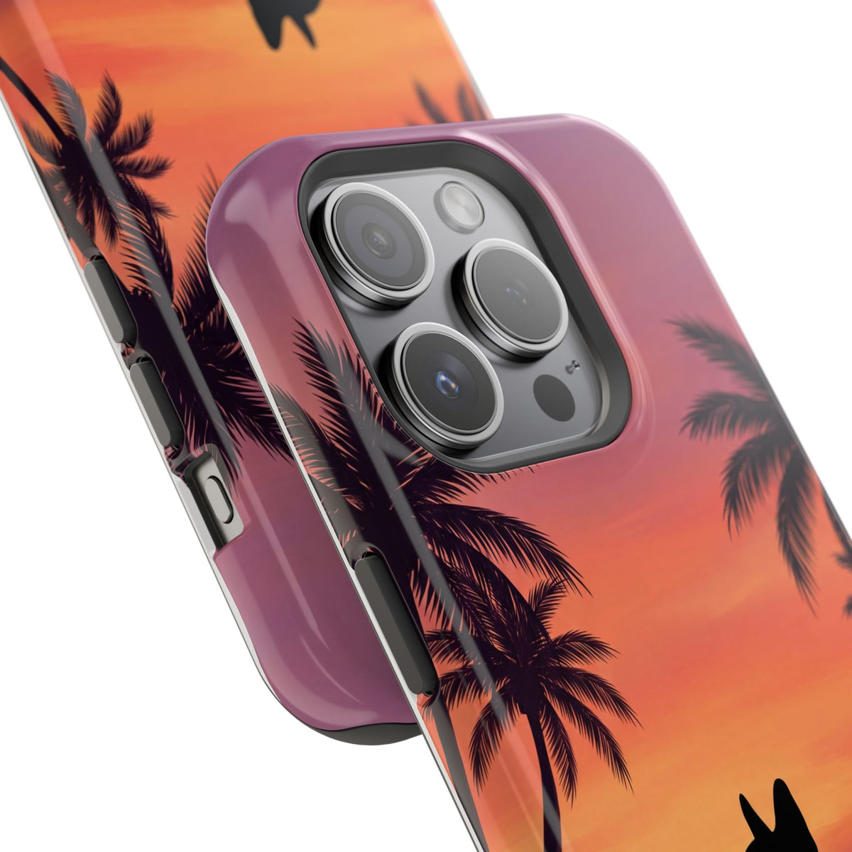Personalized French Bulldog Tropical Beach Phone Case — Wireless Charging Cover