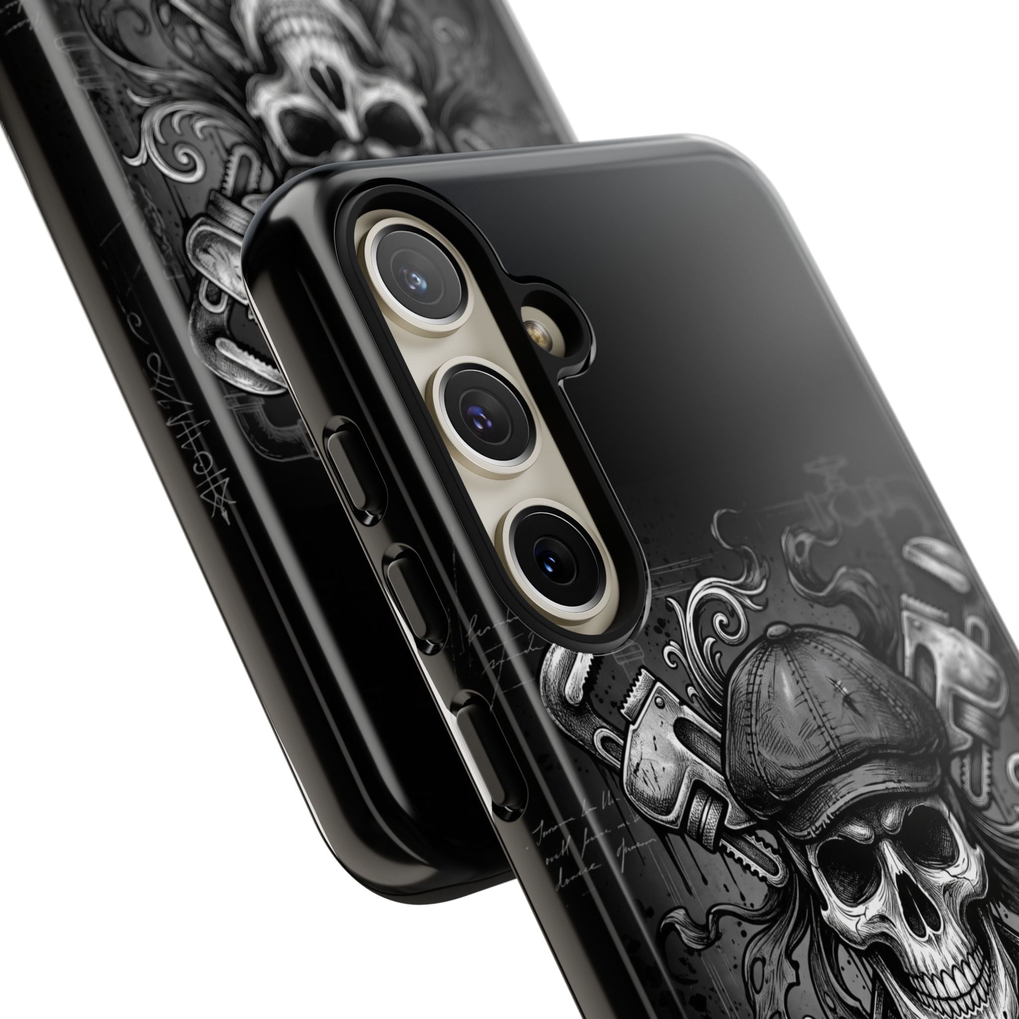Gothic Skull Plumber Phone Case - Samsung & iPhone Series