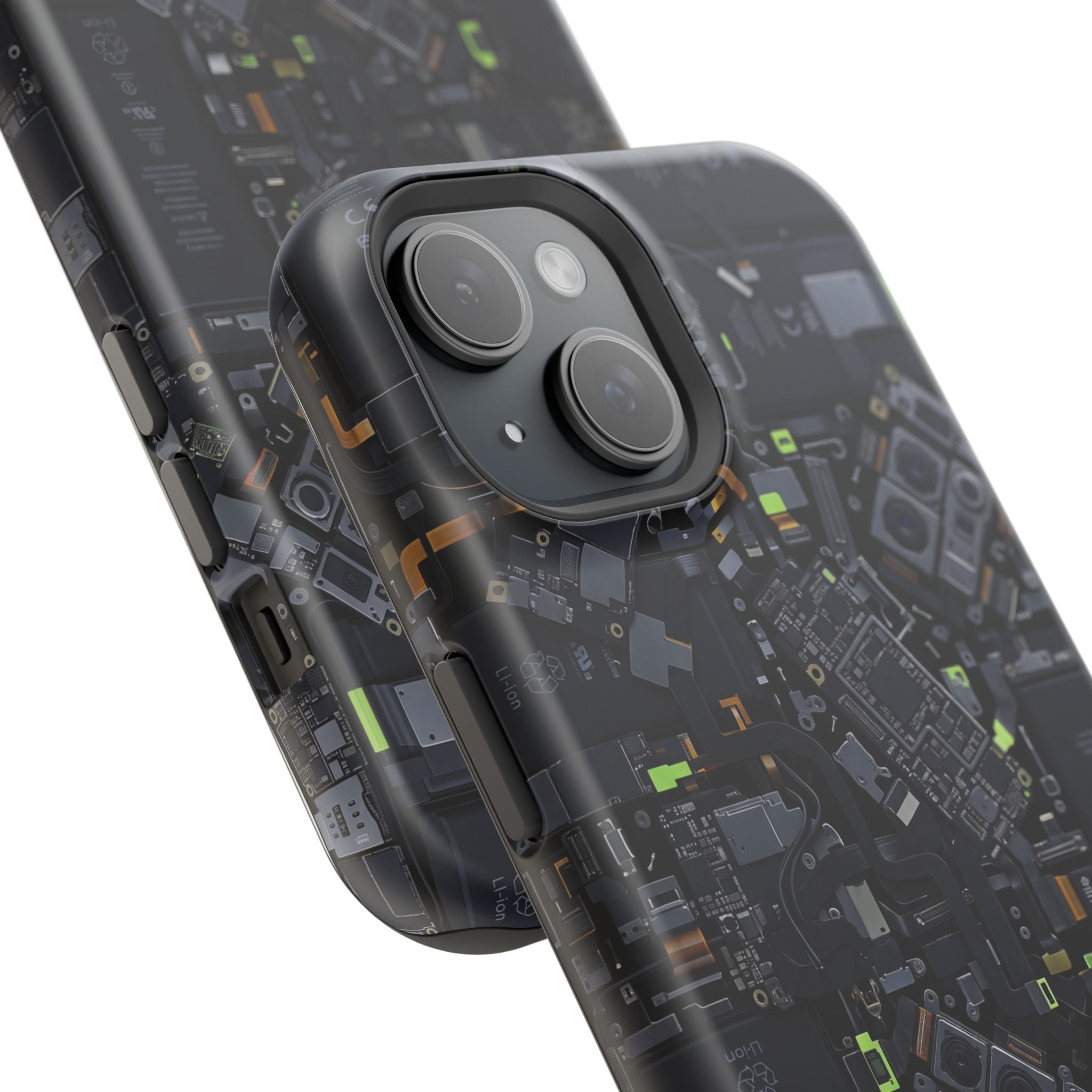 Circuit Core Phone Case — Motherboard Print Wireless Charging Cover
