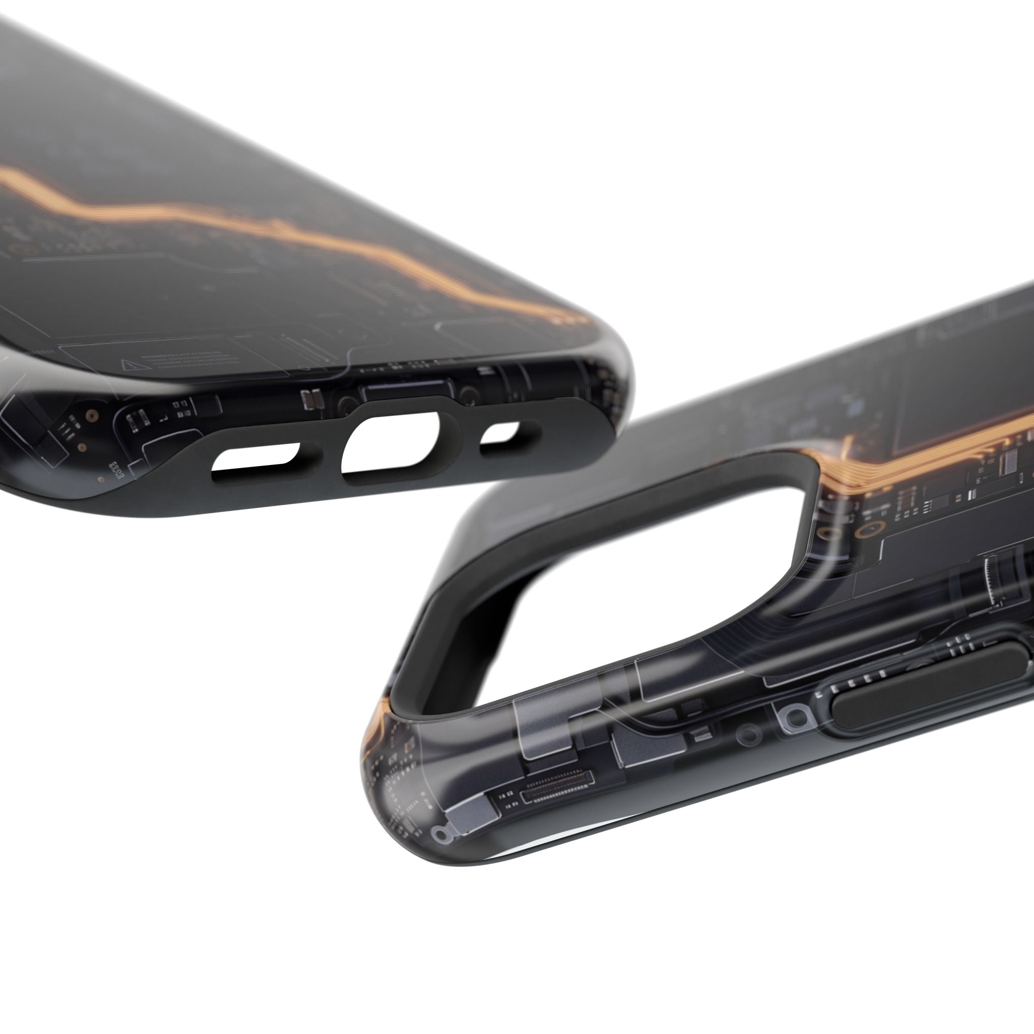 Electrician Circuit Bolt Phone Case — Impact-Resistant Wireless Charging Cover