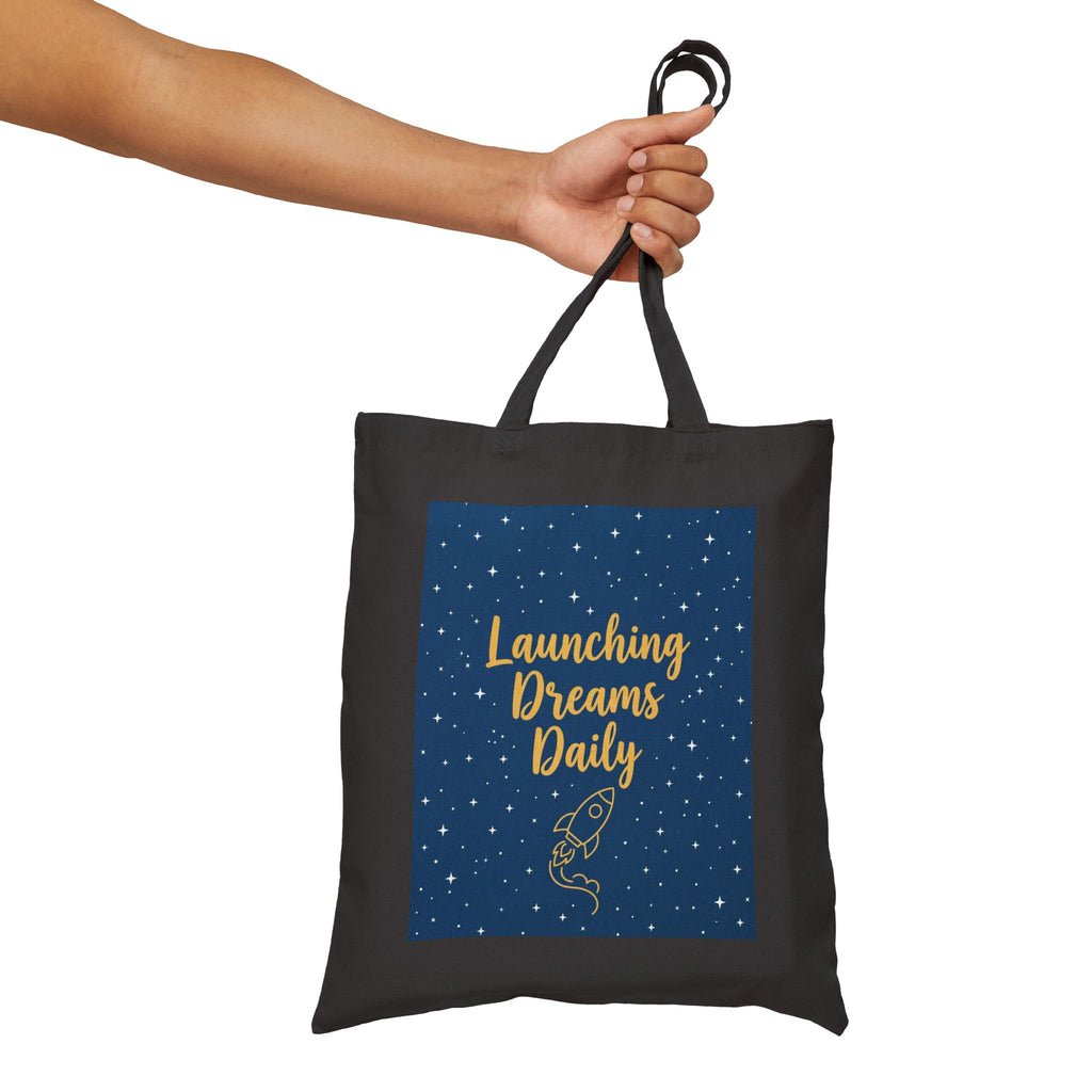 Launching Dreams Daily - Teacher Tote Bag - Teacher Appreciation Gift, Educator, Inspirational Teacher