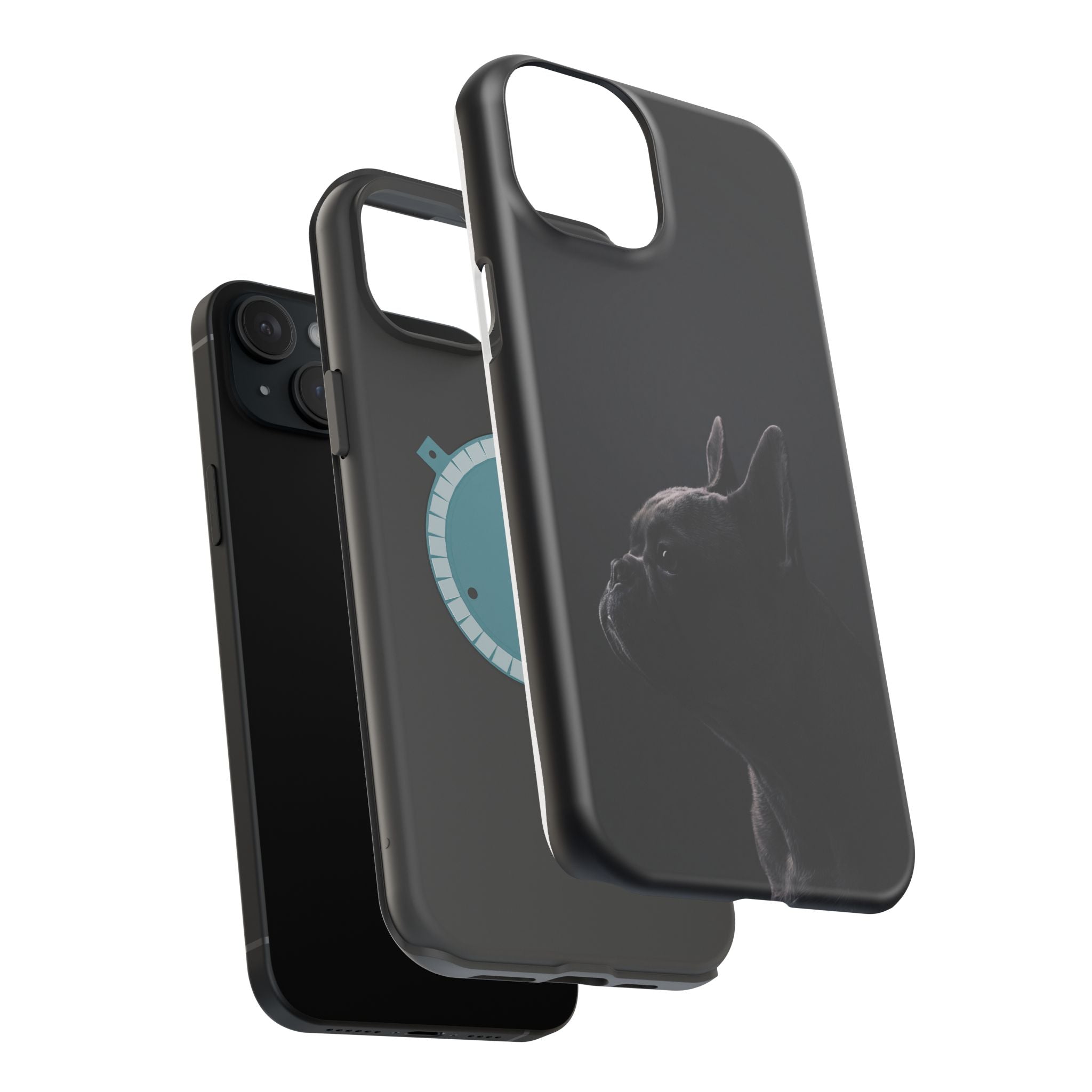 French Bulldog Phone Case — Impact-Resistant Wireless Charging Cover