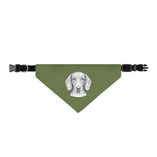 Dachshund Bandana for Dogs | Sketch Art Pet Bandana | Cute Dachshund Lover Gift