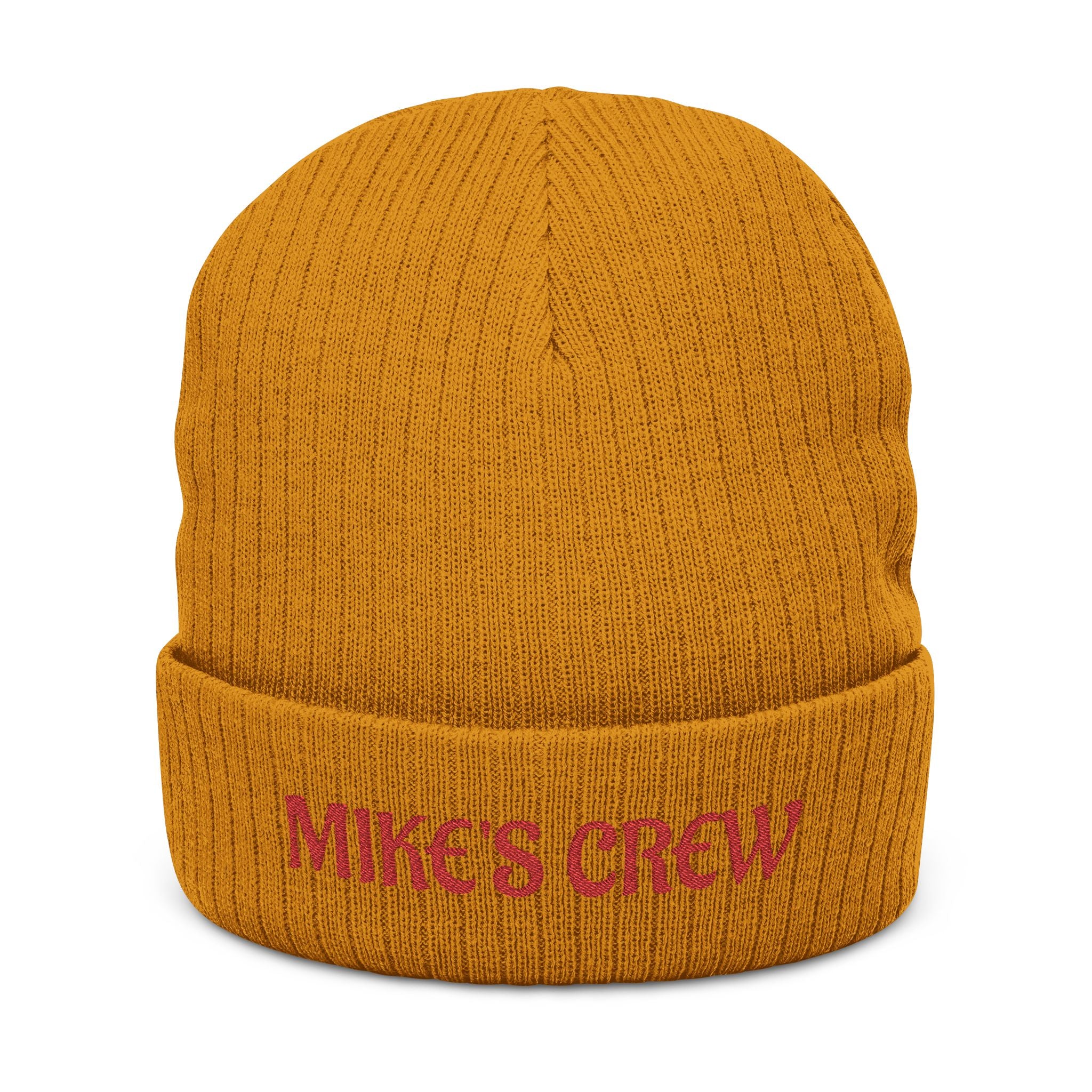 Electrician's Crew Personalized Embroidered Ribbed Knit Beanie