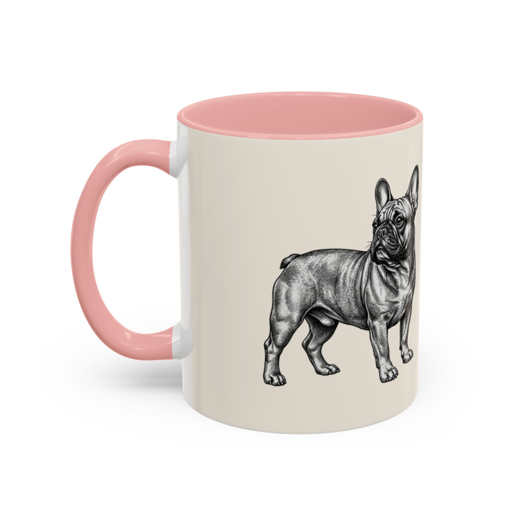 Personalized Frenchie Mug – Custom Name Coffee Mug – French Bulldog Lover Gift
