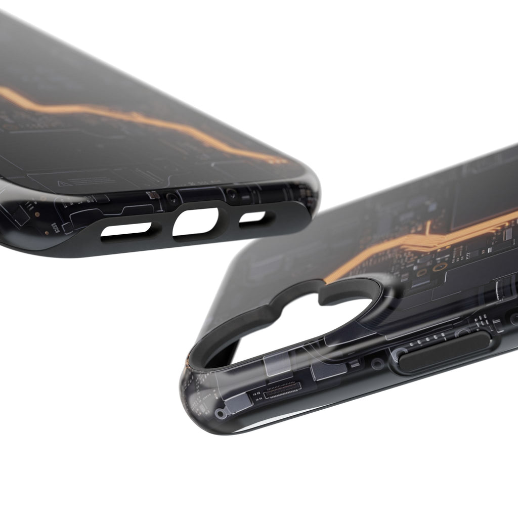 Electrician Circuit Bolt Phone Case — Impact-Resistant Wireless Charging Cover