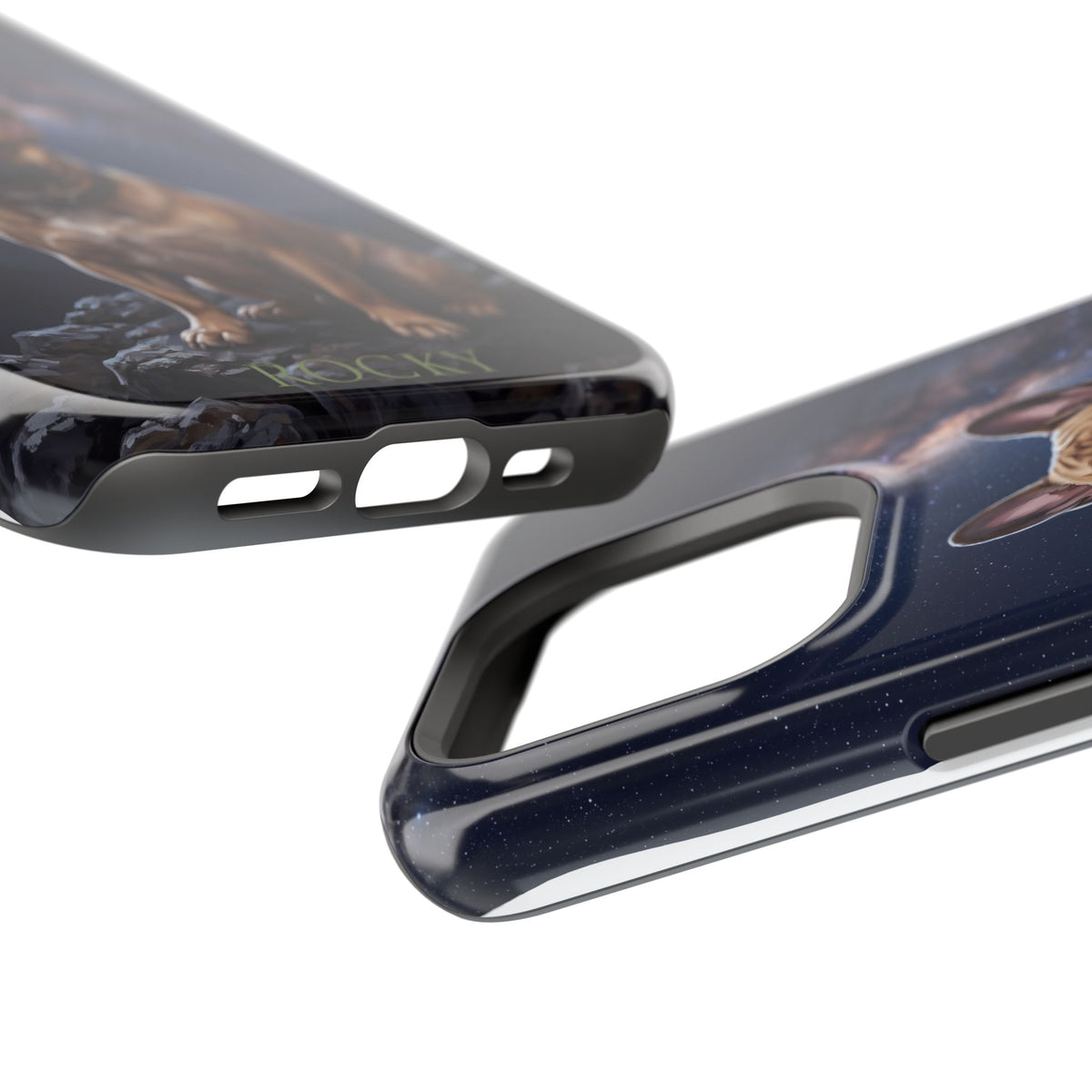 Personalized French Bulldog Starry Night Sky Phone Case — Wireless Charging Cover