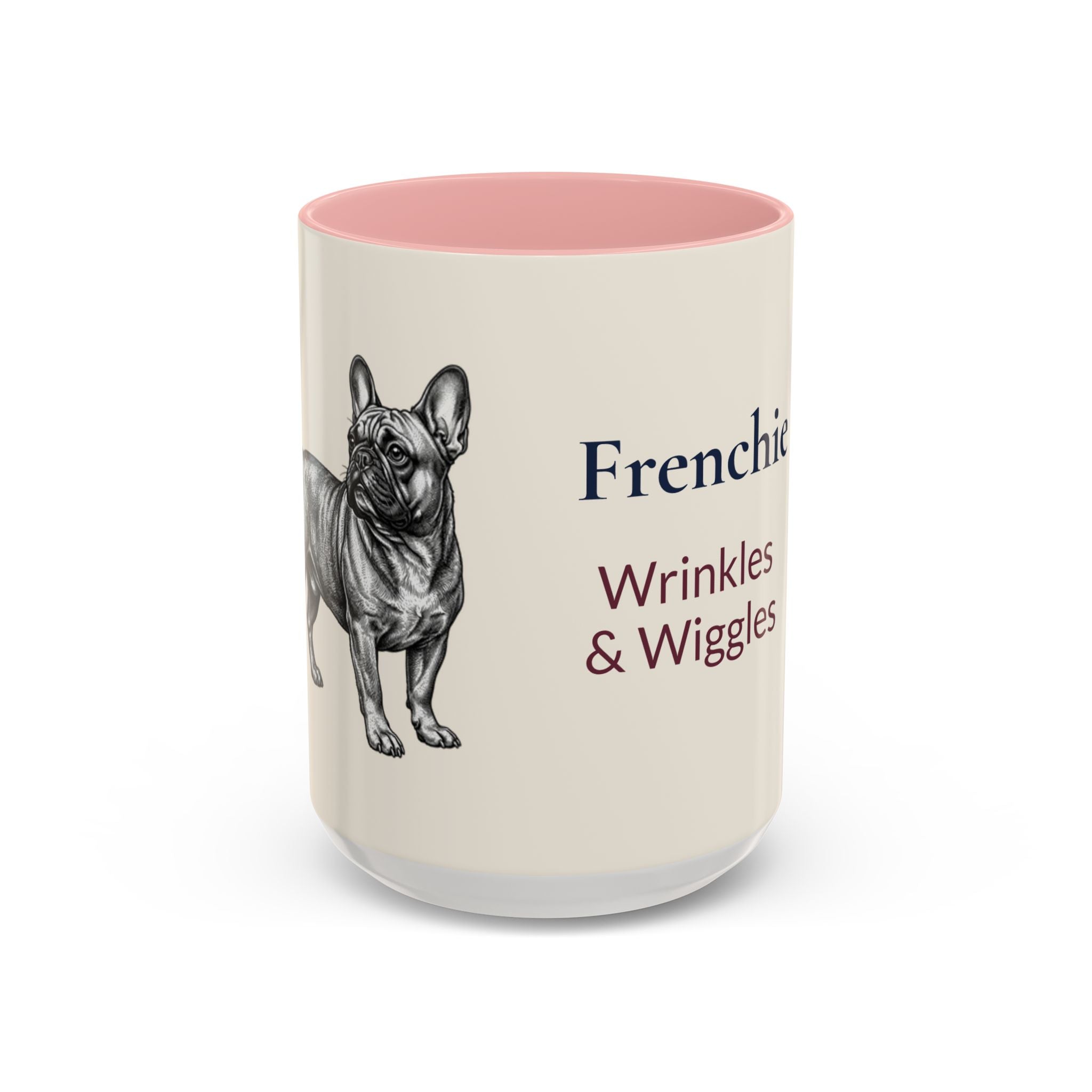 Personalized Frenchie Mug – Custom Name Coffee Mug – French Bulldog Lover Gift