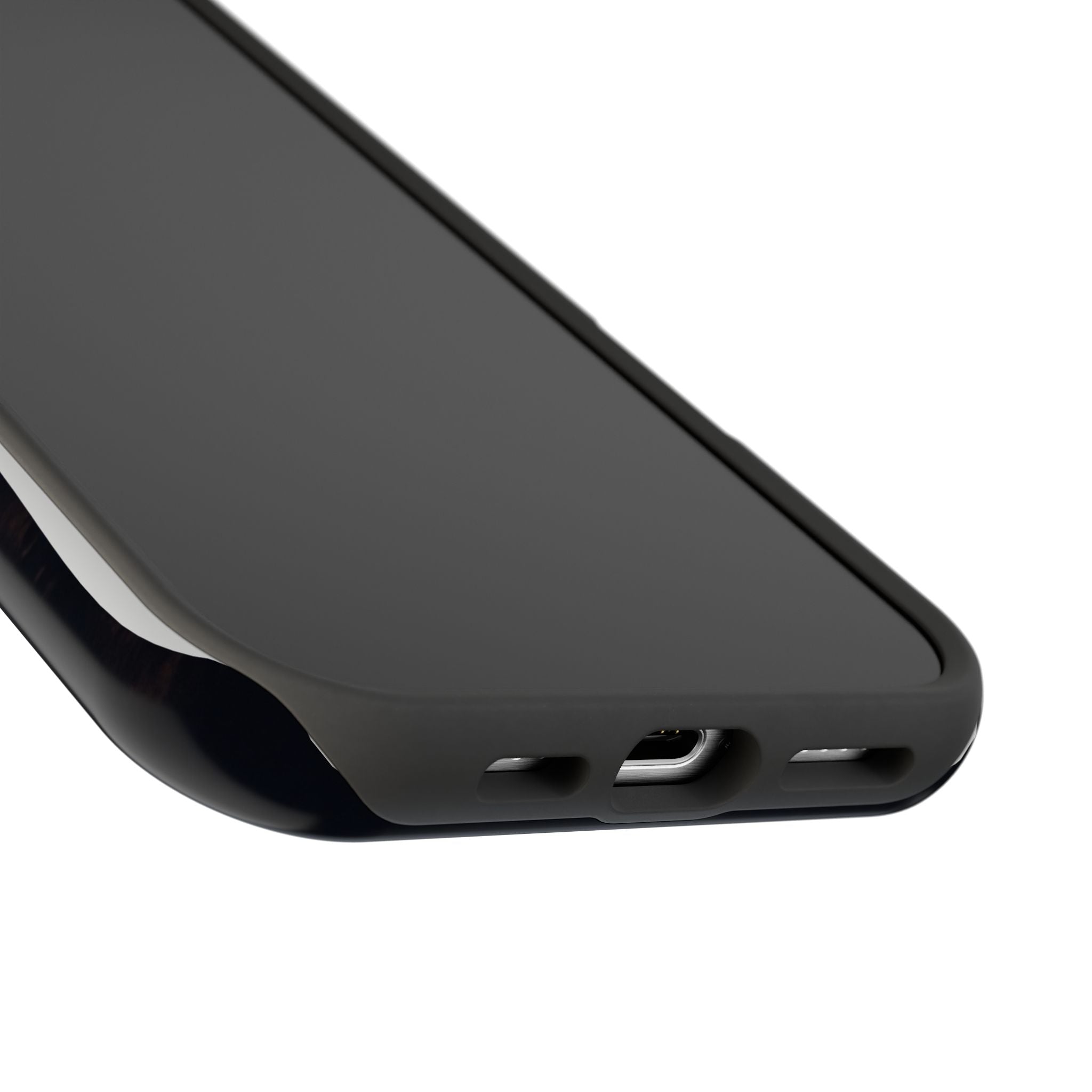 Sunset Paw Print Phone Case — Impact-Resistant Wireless Charging Cover