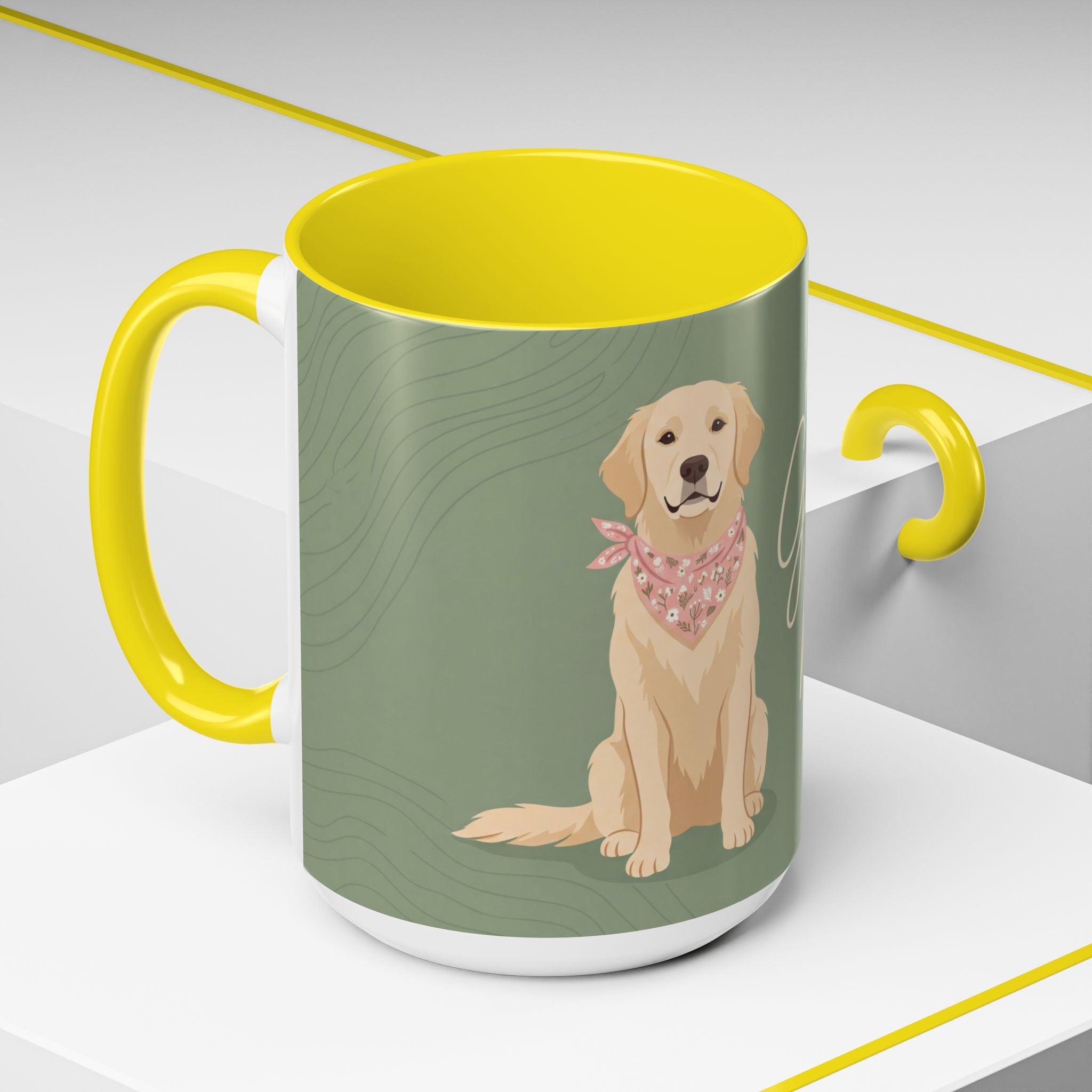 Golden Mom Mug | Golden Retriever Lover Gift | Cute Dog Mom Coffee Mug