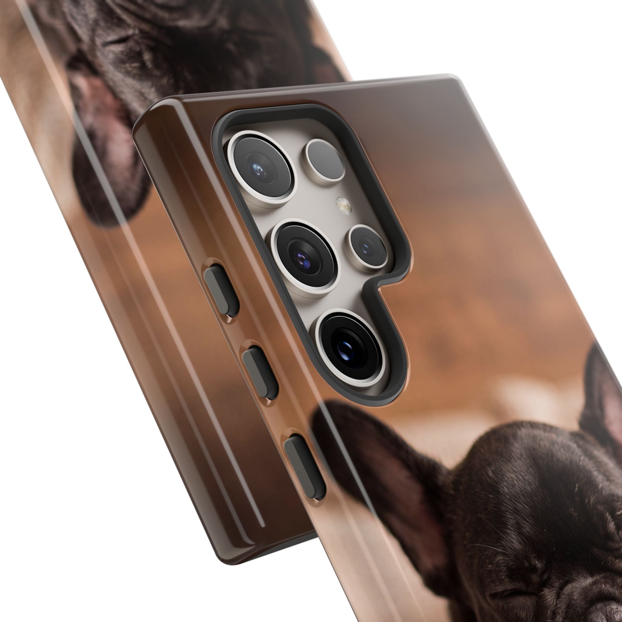 Sleeping French Bulldog Phone Case | Cozy Frenchie Resting on Blanket | iPhone & Samsung