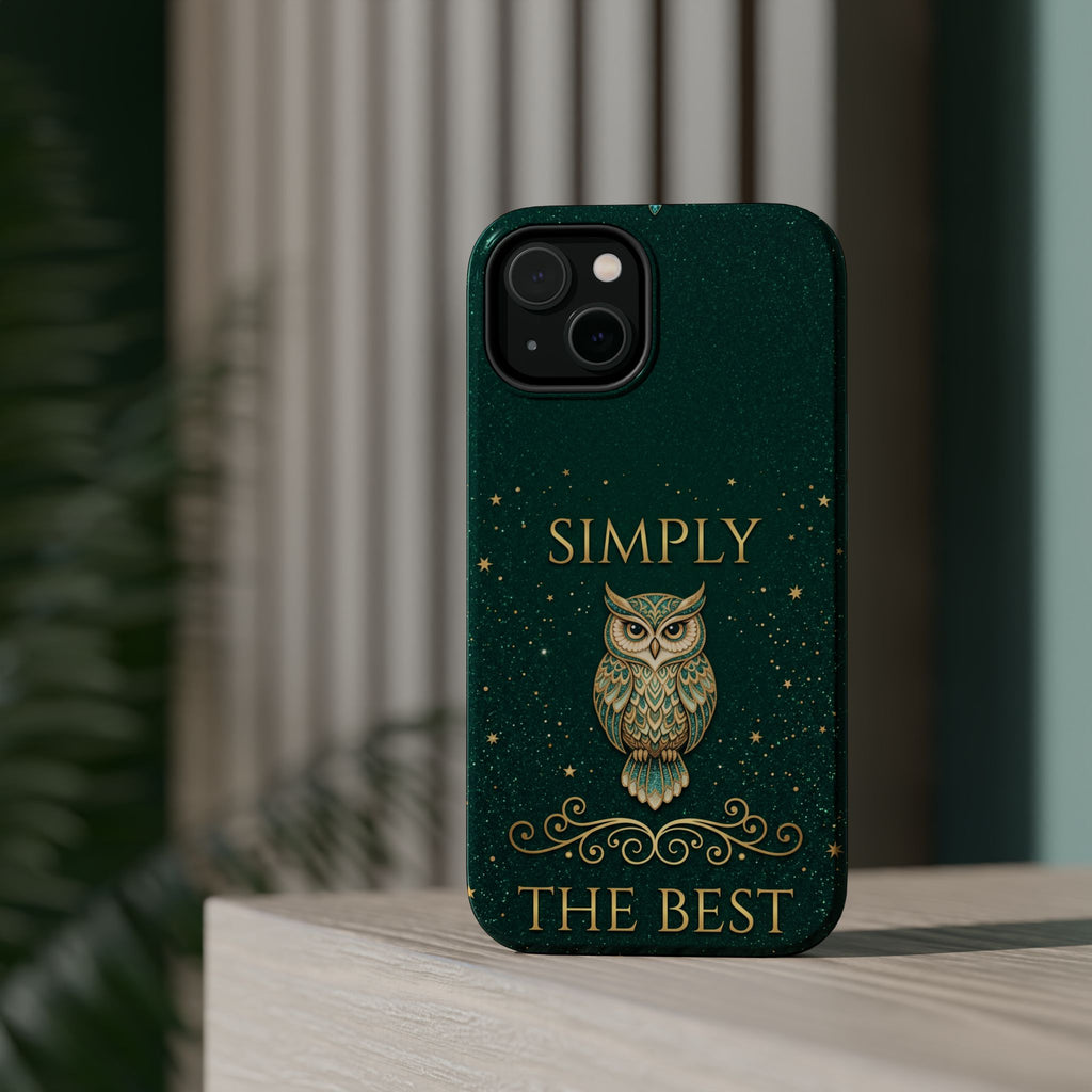 Simply The Best Wise Owl Phone Case — Wireless Charging Cover