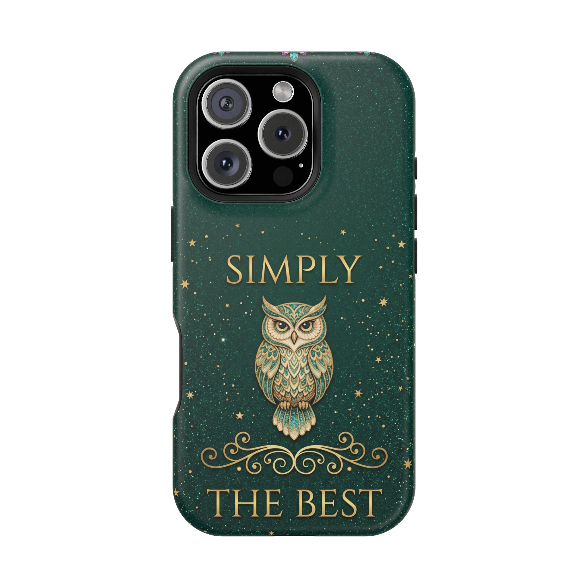 Simply The Best Wise Owl Phone Case — Wireless Charging Cover