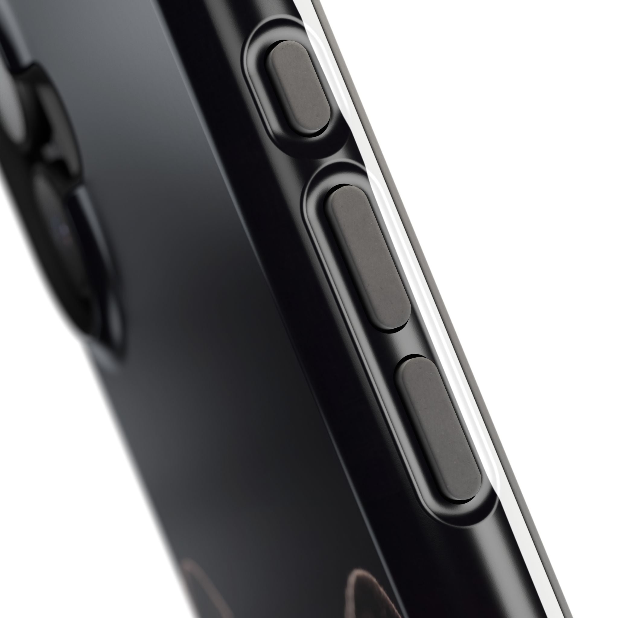 Black French Bulldog Phone Case — Impact-Resistant Wireless Charging Cover