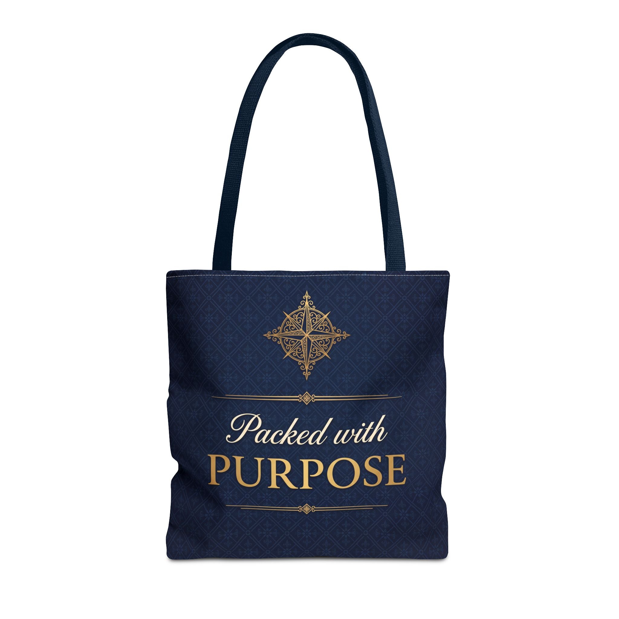 Packed with Purpose Tote | Inspirational Nurse Gift Tote Bag | Healthcare Worker Appreciation Gift | Premium Polyester Carry-All