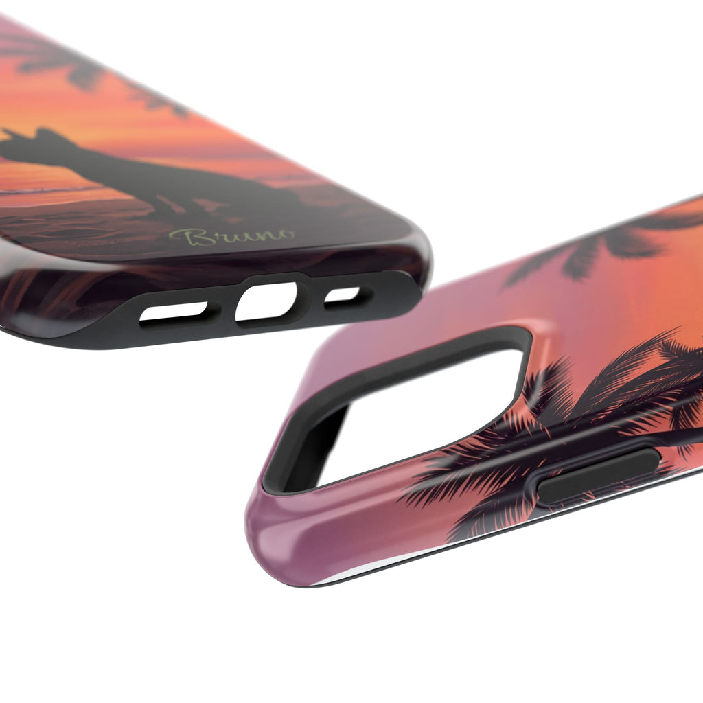 Personalized French Bulldog Tropical Beach Phone Case — Wireless Charging Cover