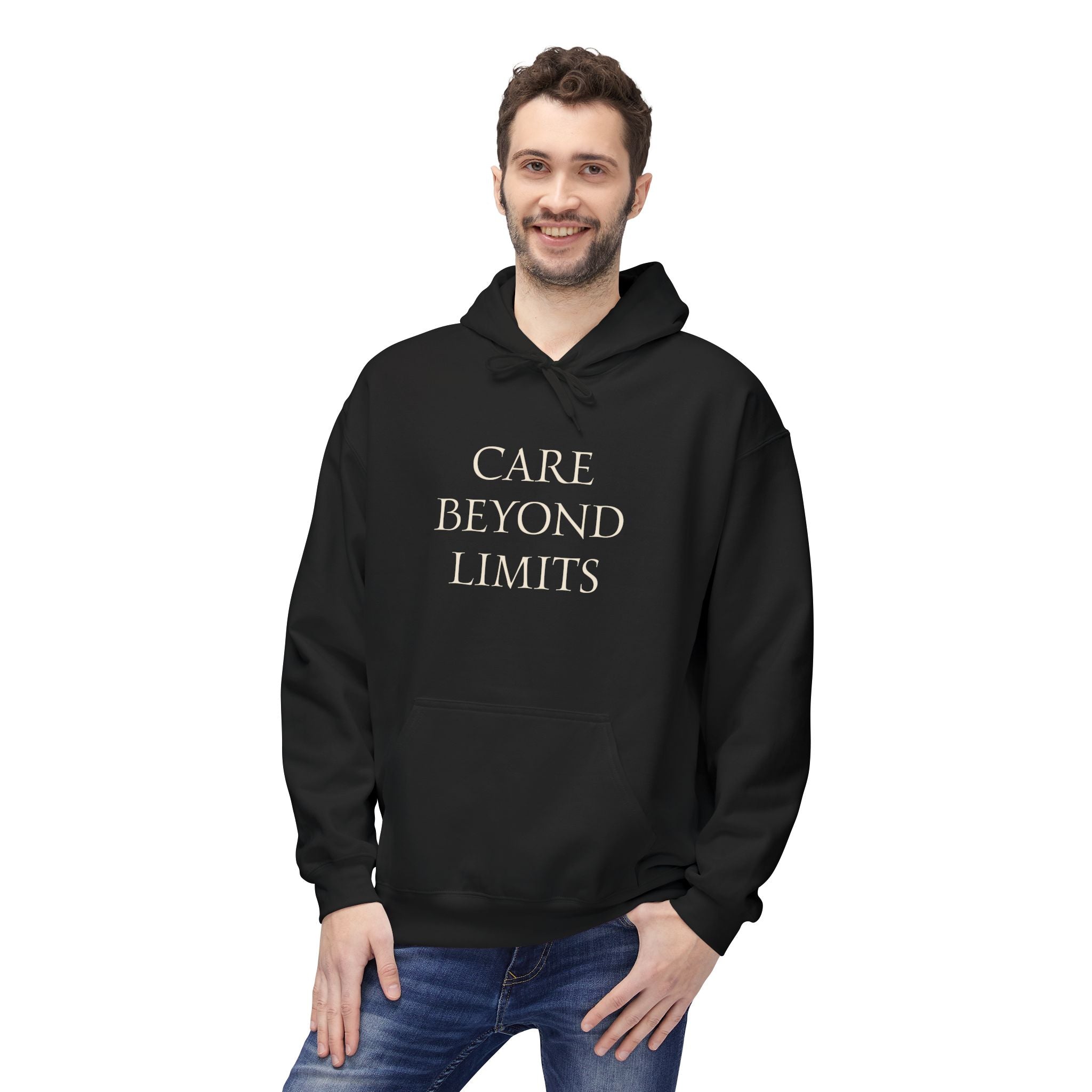Nurse Hoodie |  Cozy Inspirational "Care Beyond Limits"