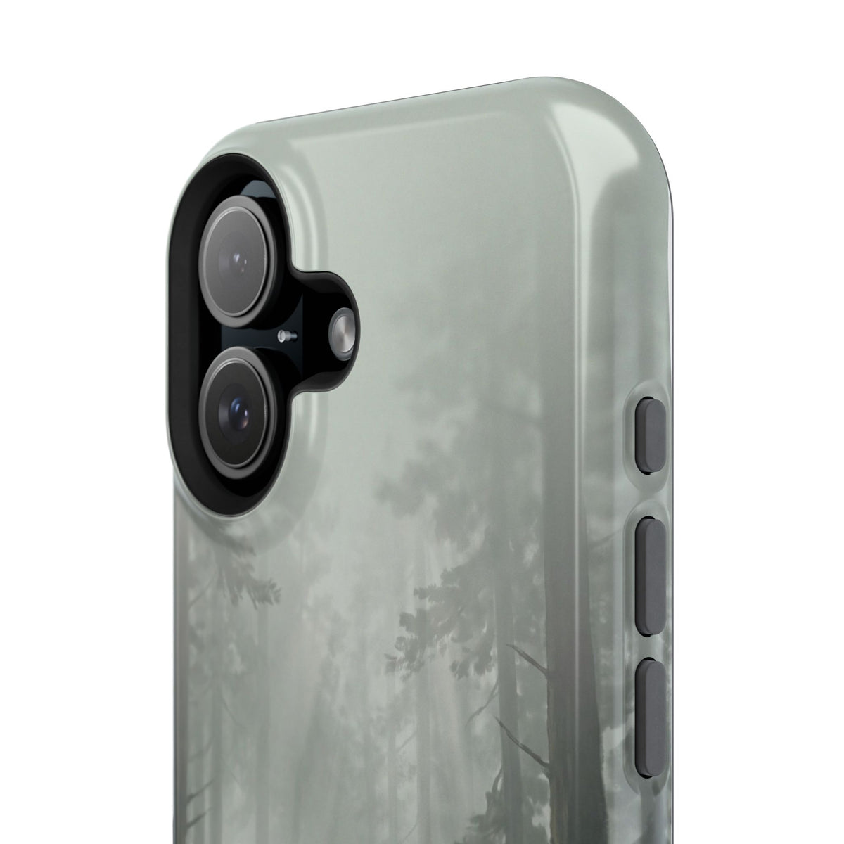 Personalized French Bulldog Misty Forest Phone Case — Wireless Charging Cover