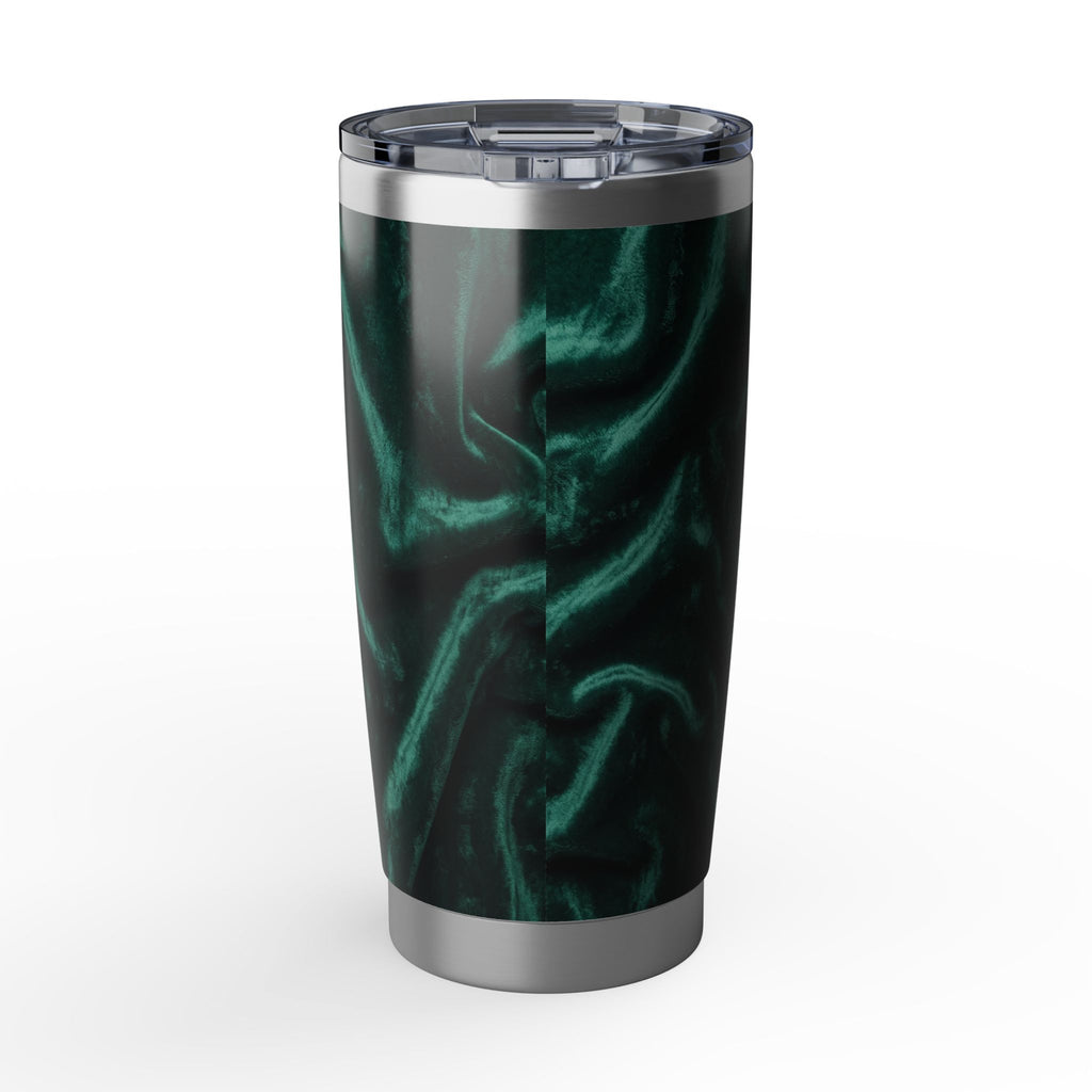 Labrador Personalized Tumbler | Emerald Velvet Art — 20 oz Stainless Travel Mug