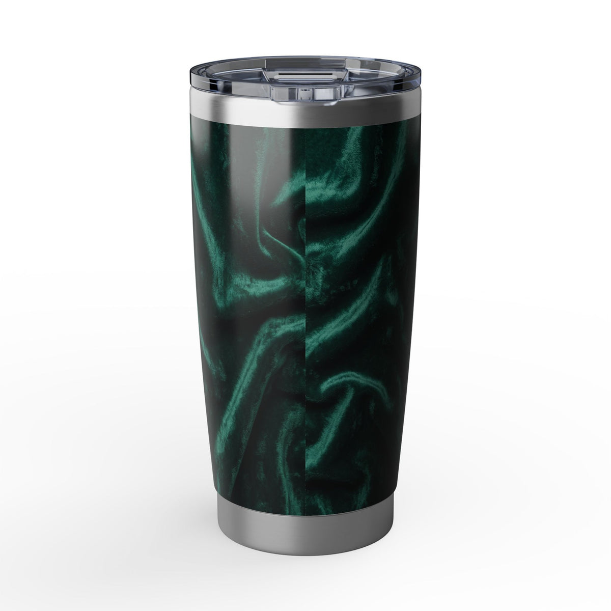 Labrador Personalized Tumbler | Emerald Velvet Art — 20 oz Stainless Travel Mug
