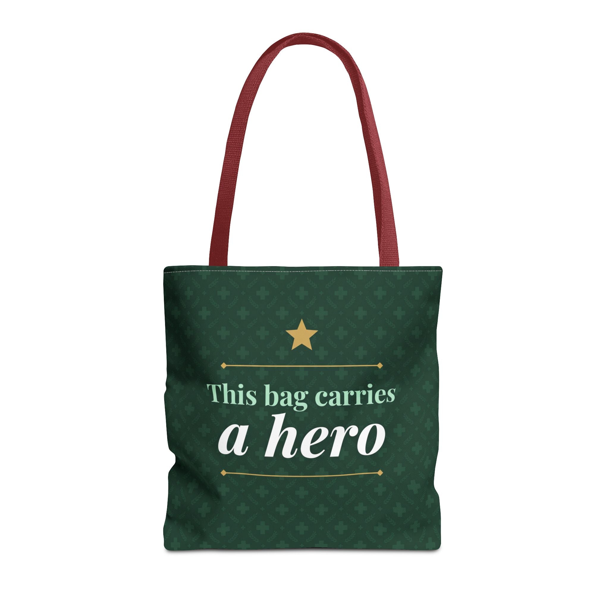 This Bag Carries a Hero Tote | Nurse Gift Tote Bag | Essential Worker Appreciation Gift | Premium Polyester Carry-All