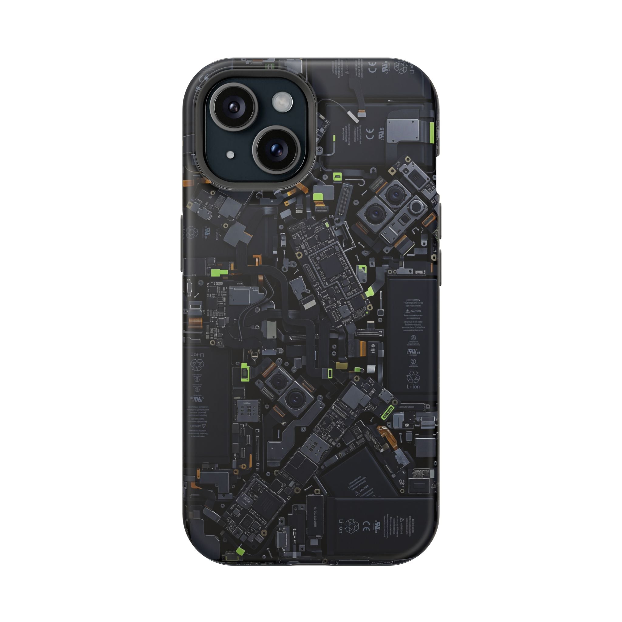 Circuit Core Phone Case — Motherboard Print Wireless Charging Cover