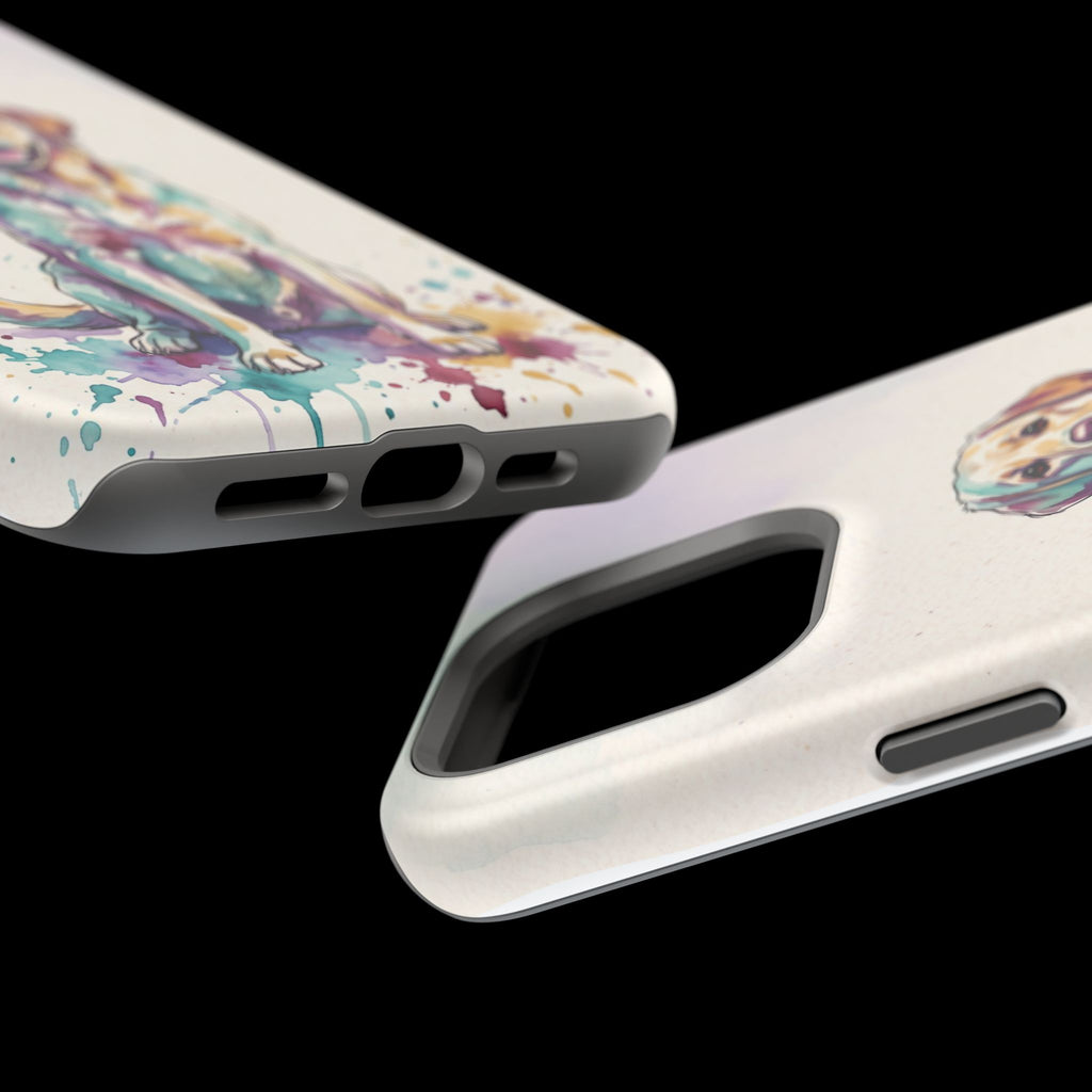 Watercolor Labrador Phone Case — Tough Magnetic Case with Wireless Charging